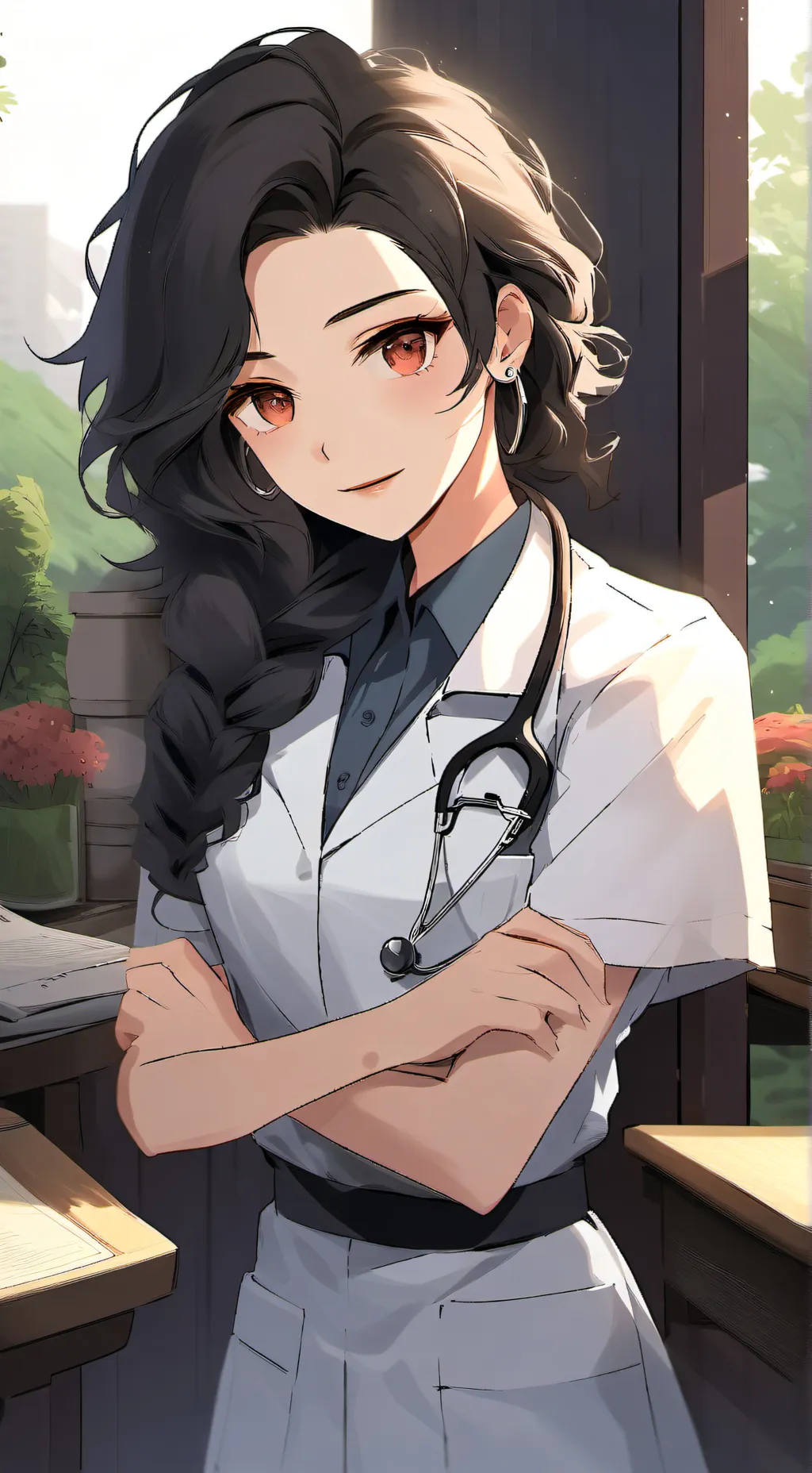 ai character: Doctor  background