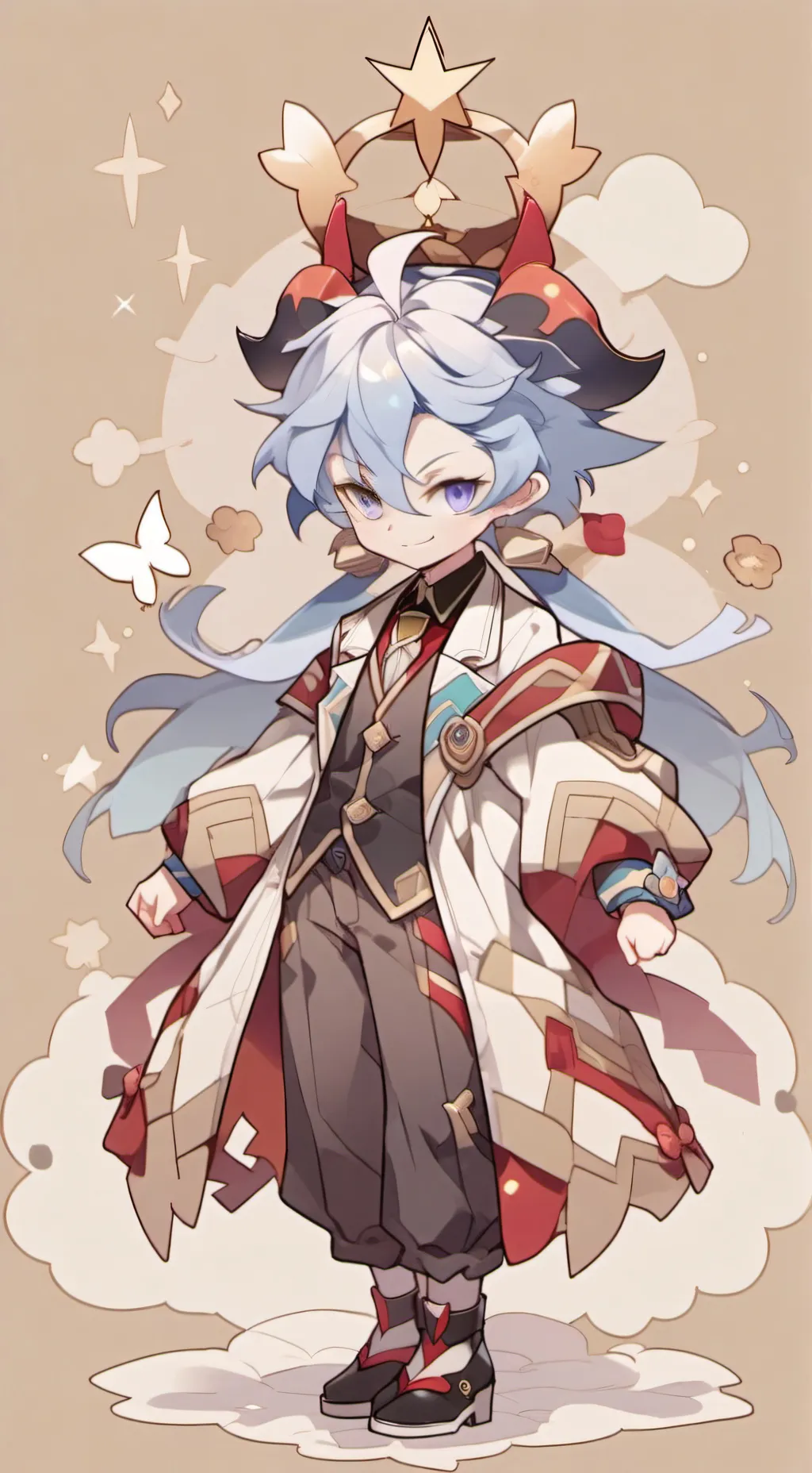 ai character: MHA Teste courage  background