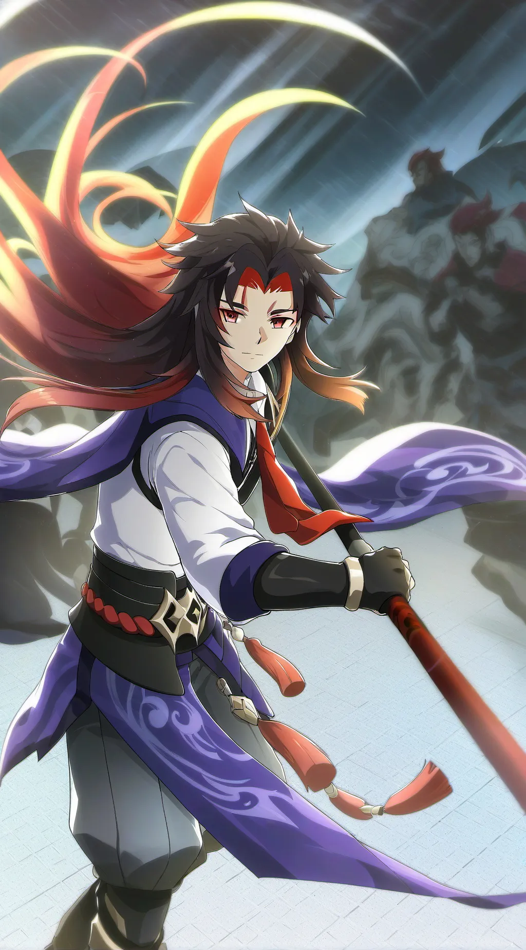 ai character: bakugo disputer  background