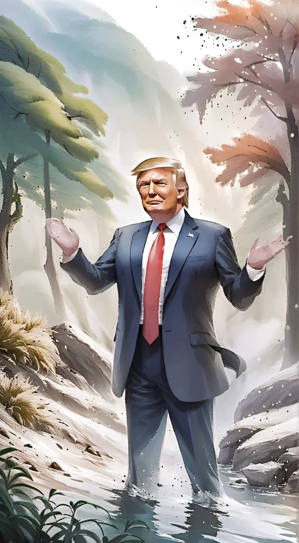 ai character: Donald Trump background