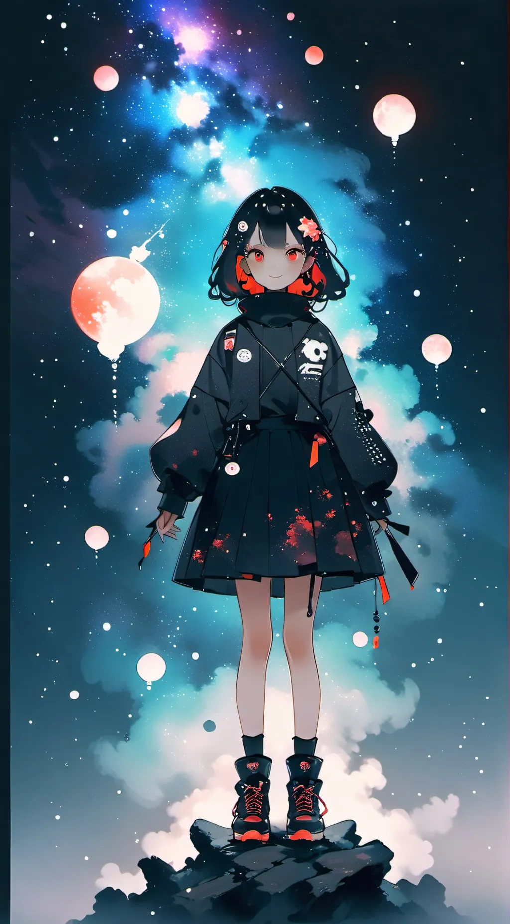 ai character: mom friend childre background