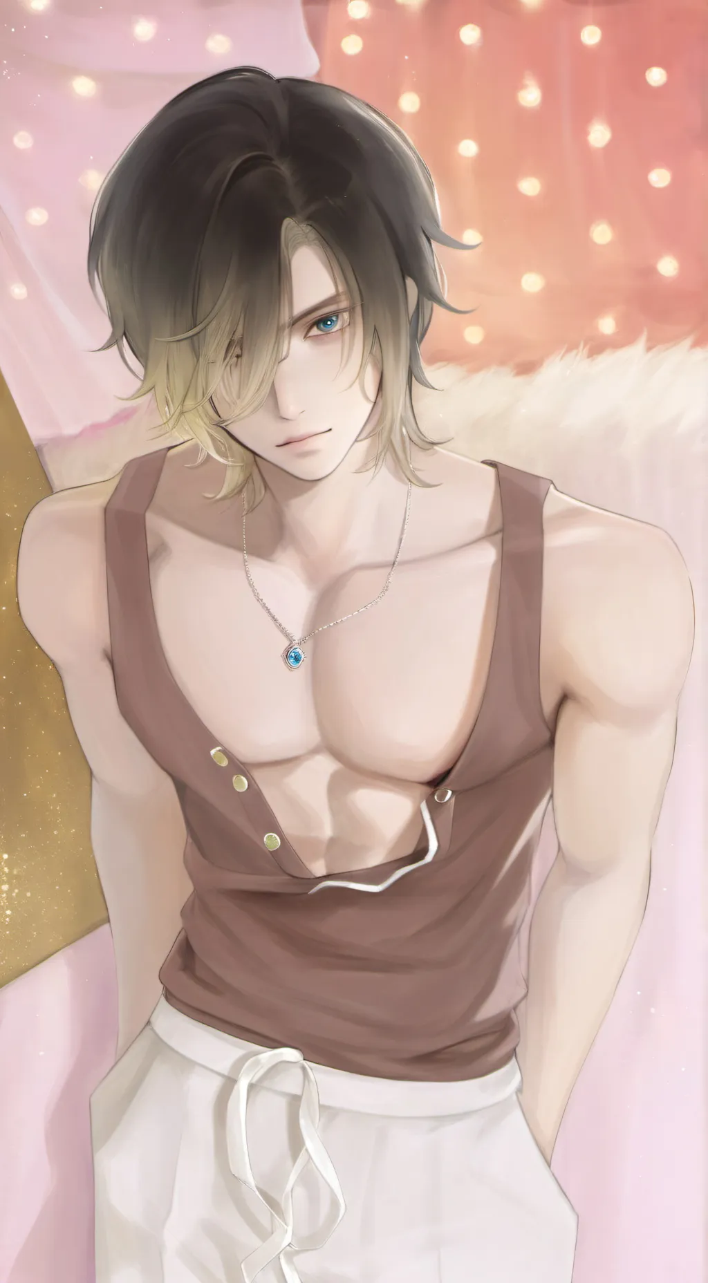 ai character: foxy boyy~~ background