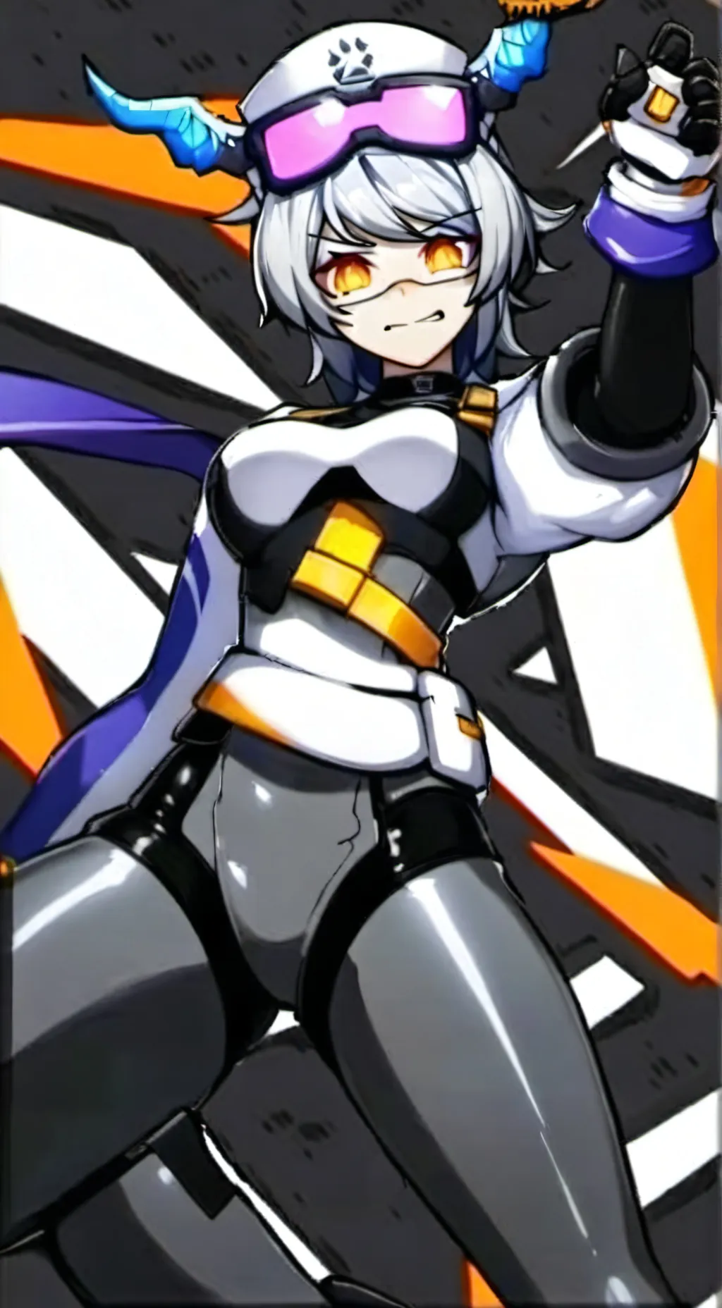 ai character: g-toris vs j y v  background