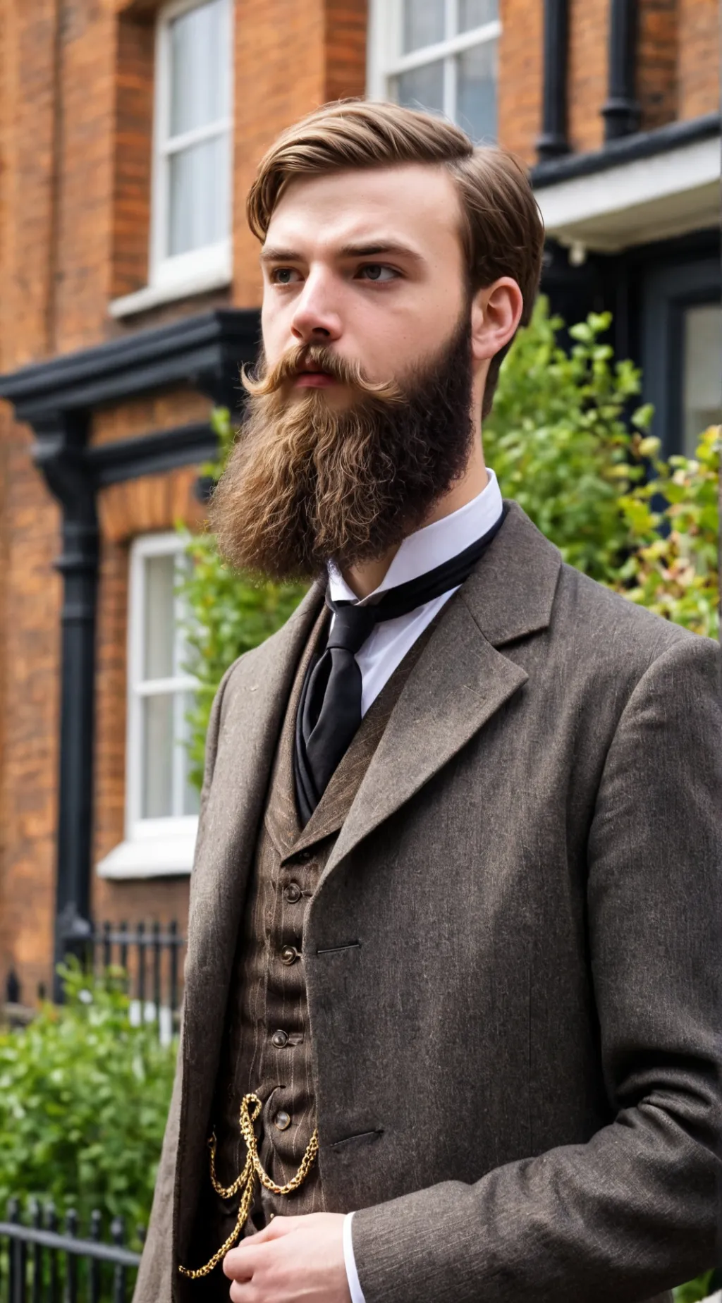 ai character: Edwin Constantine  background