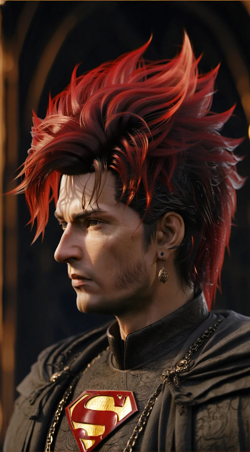 ai character: Suprememan background