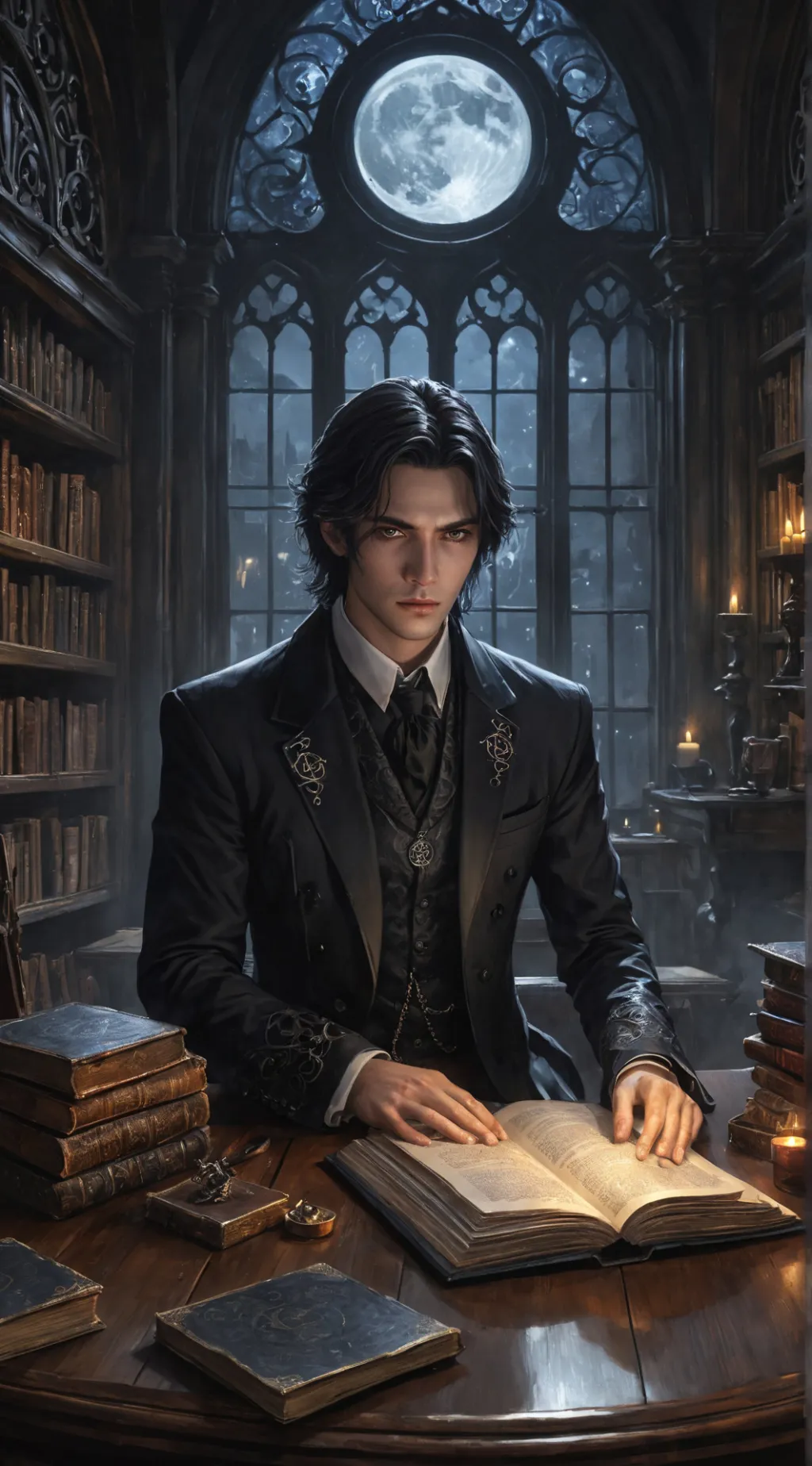 ai character: Lucien background