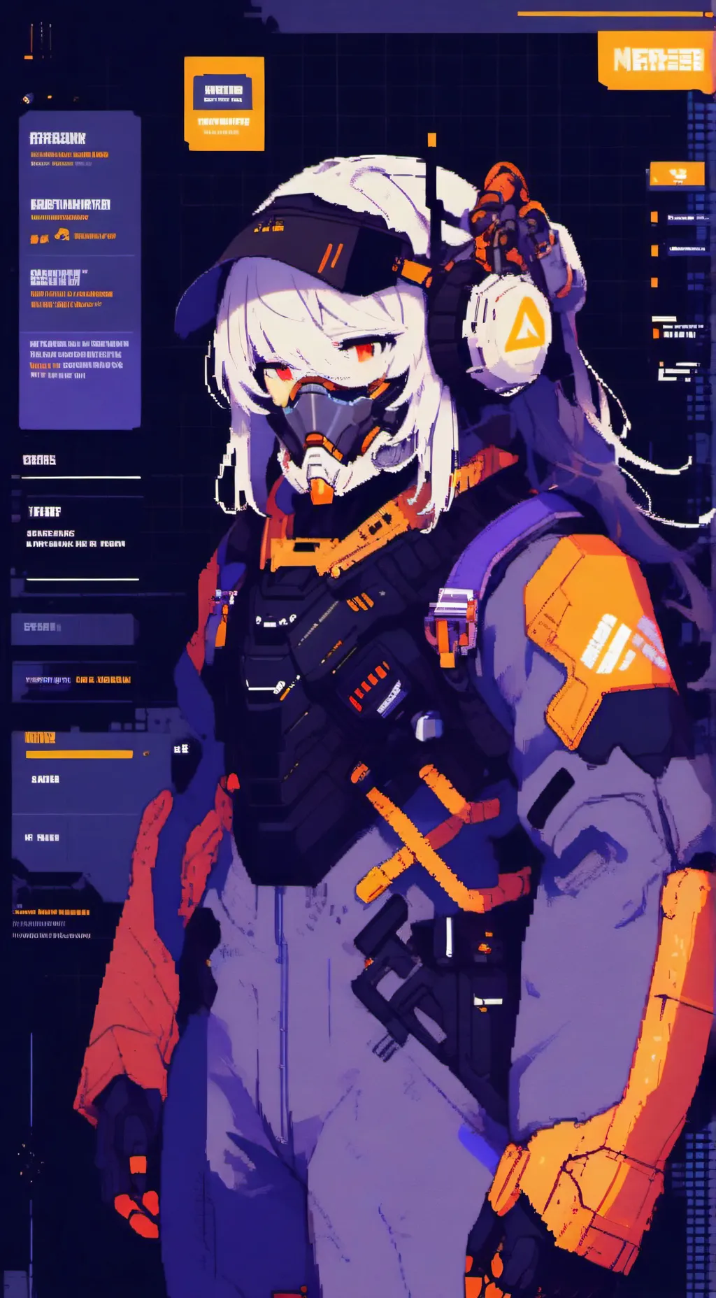 ai character: Ray. background