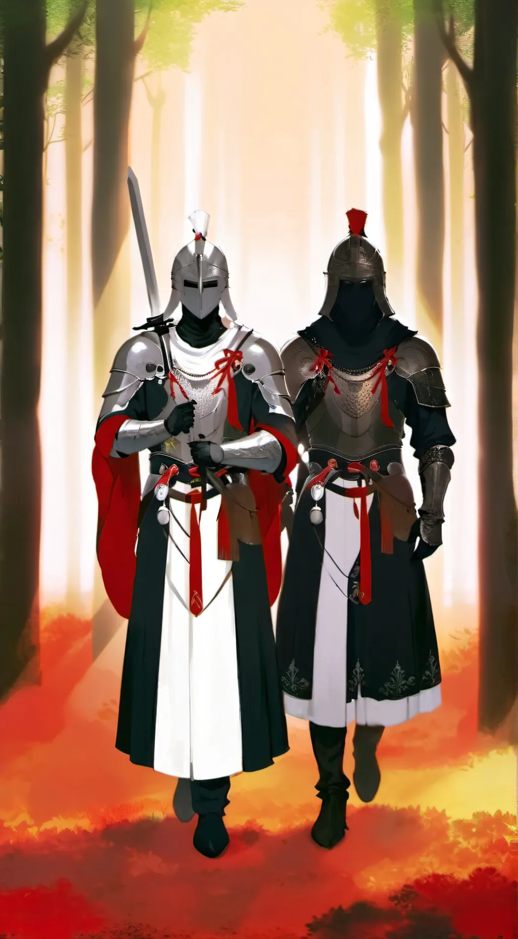 ai character: Lost and Found background