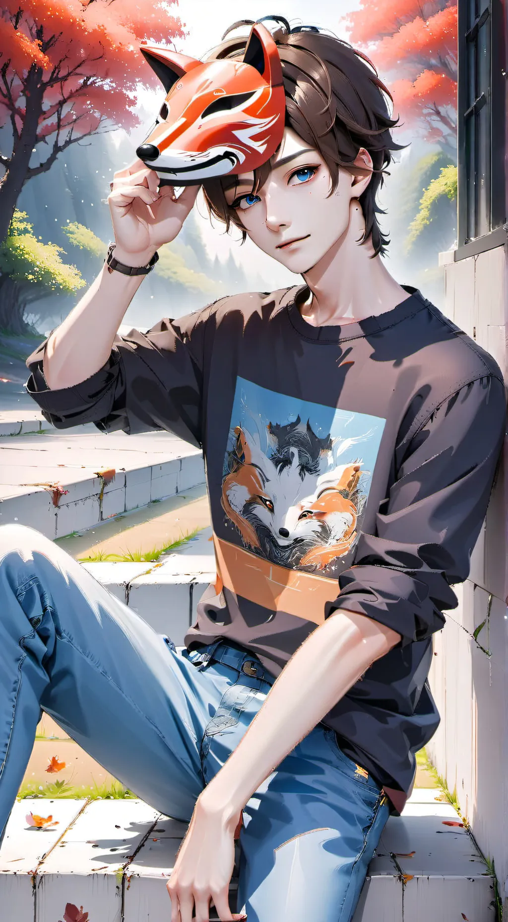 ai character: Michael afton background