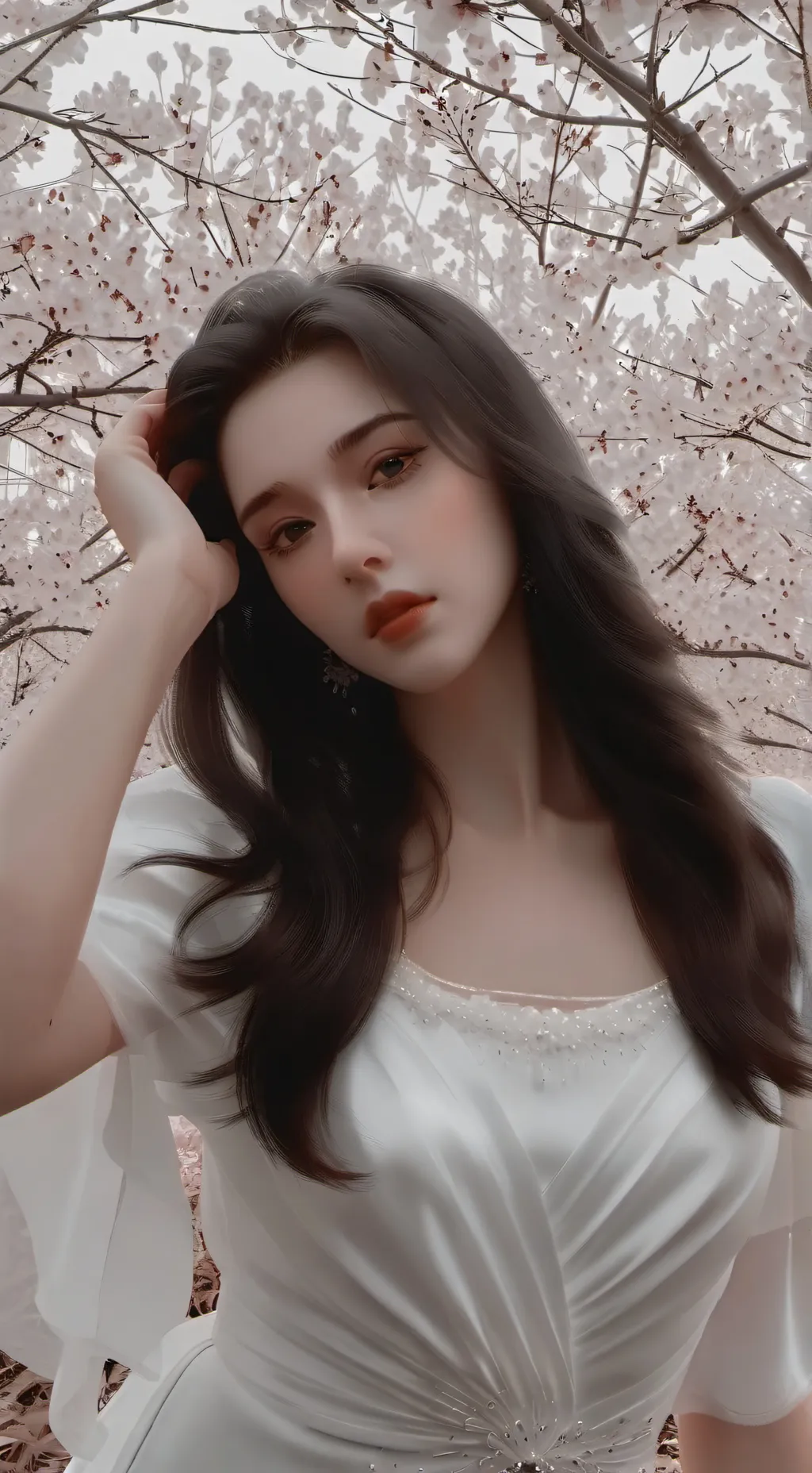 ai character: Tuğsem Altunbaş  background