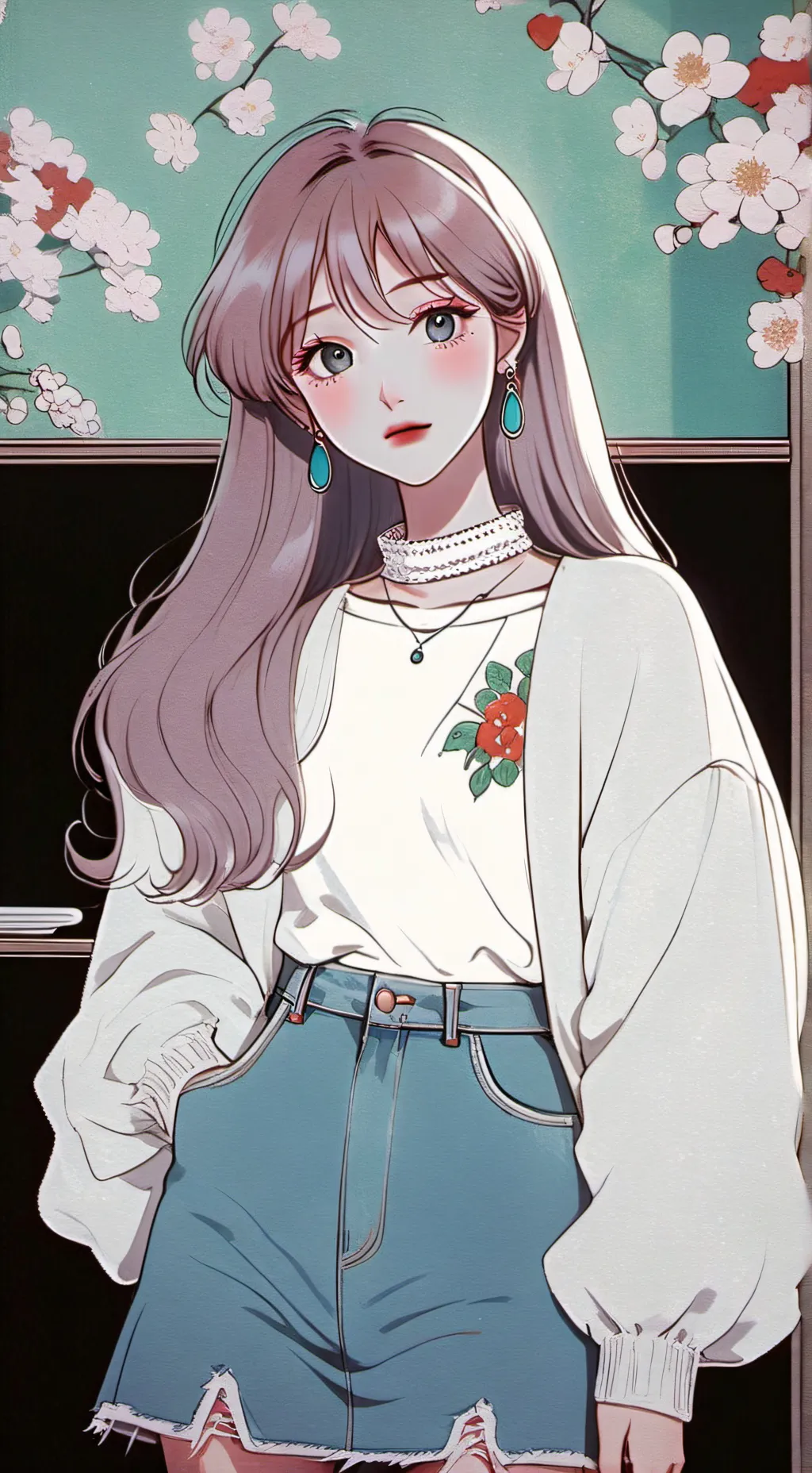 ai character: Vida background