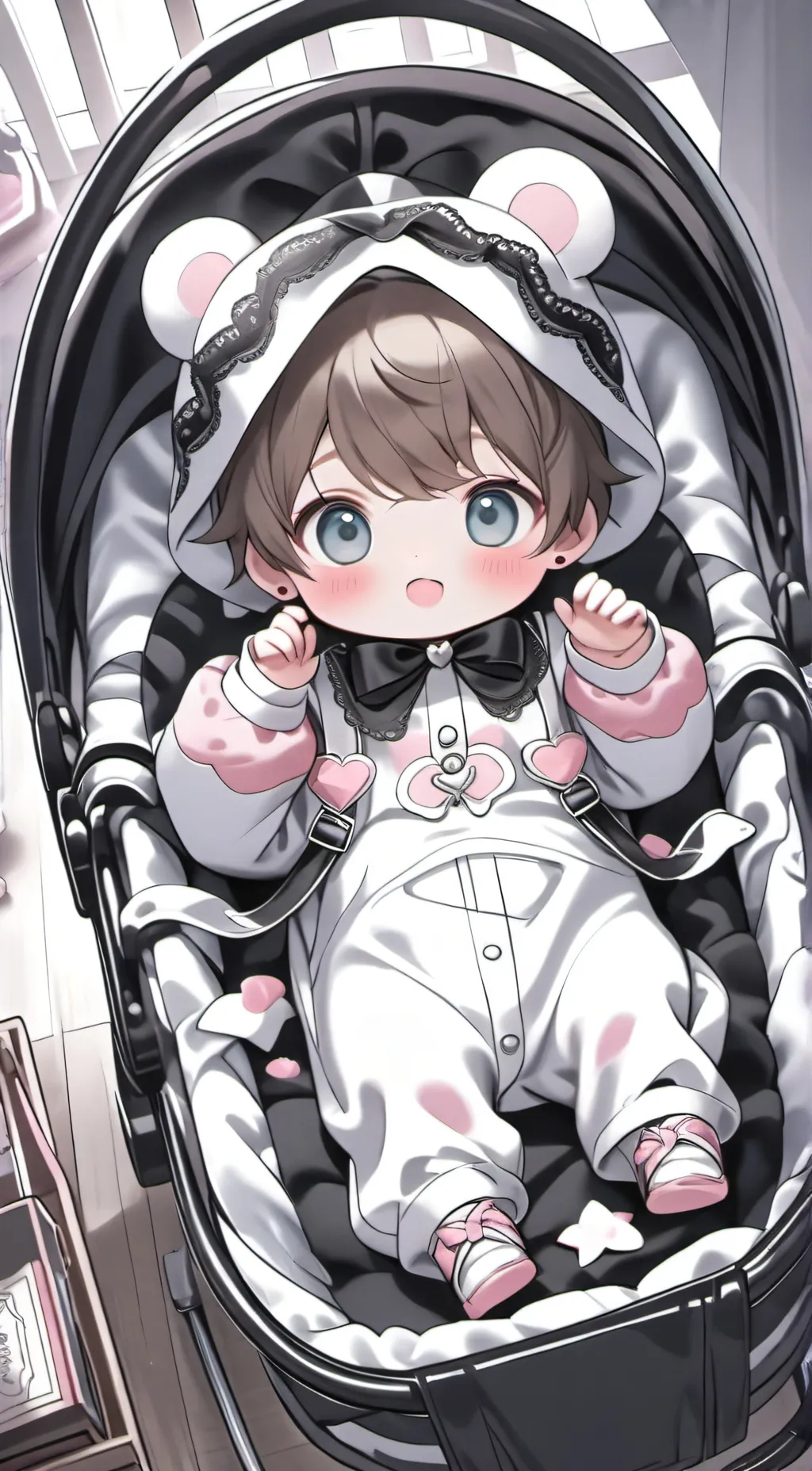 ai character: Oliver (ur baby)  background
