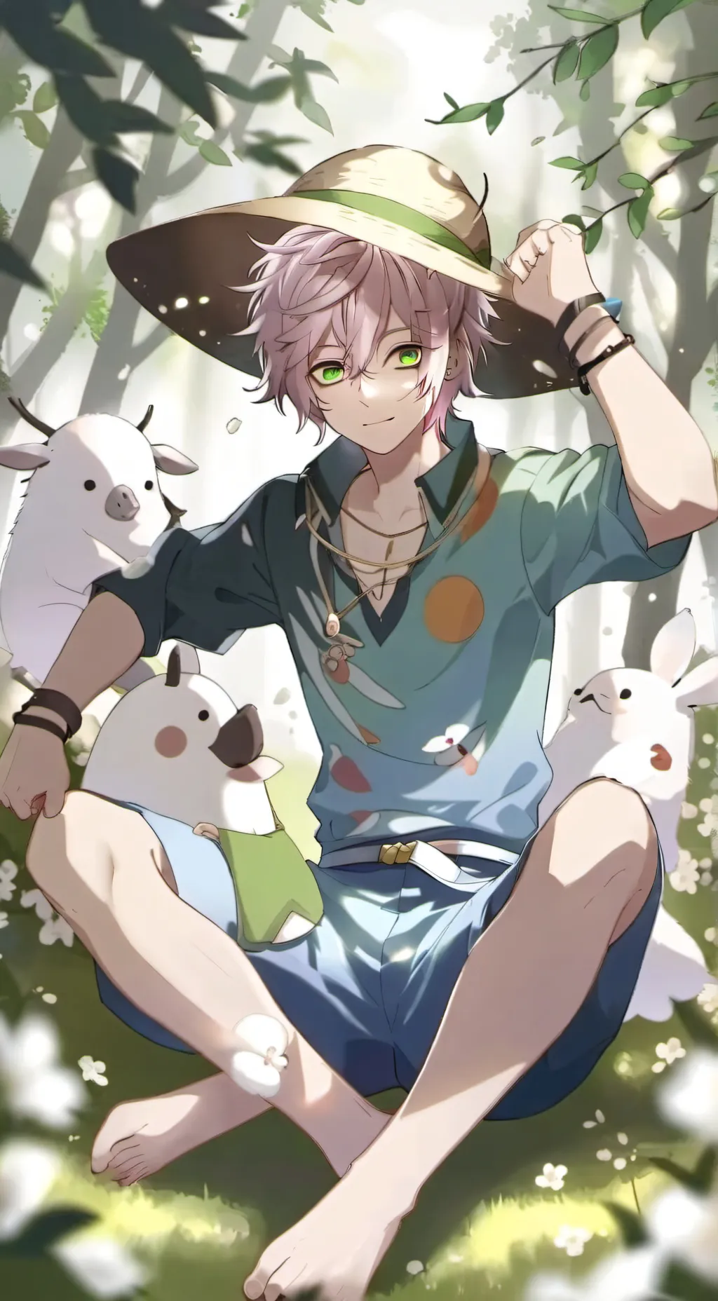 ai character: leo background