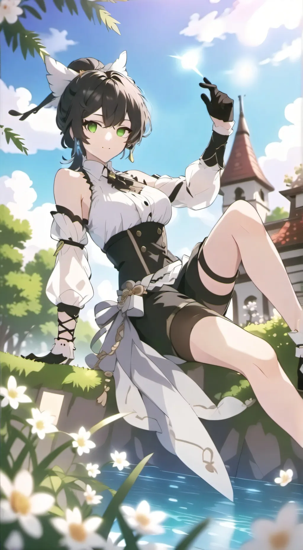 ai character: Lost princess background