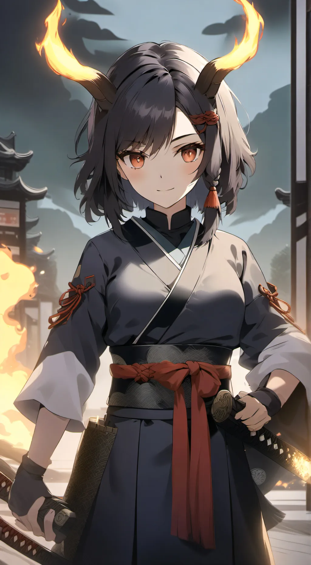 ai character: Хибэцу background