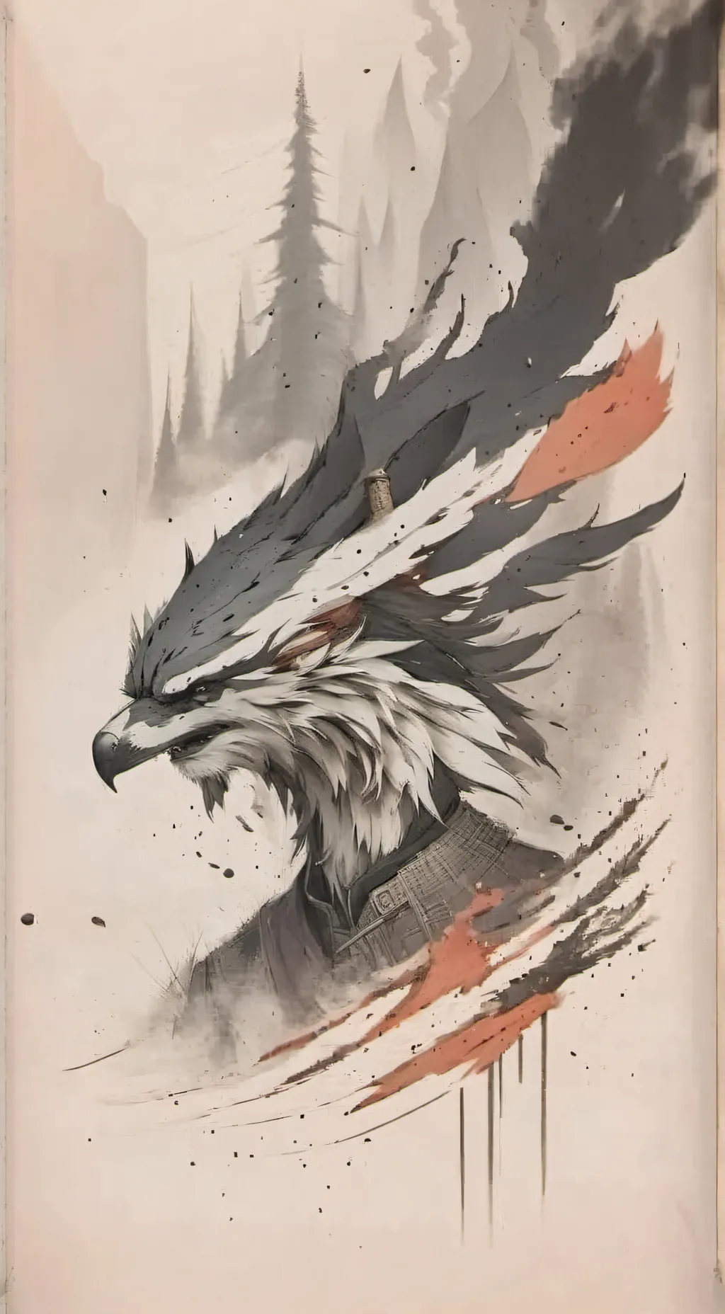 ai character: Surf Dark background