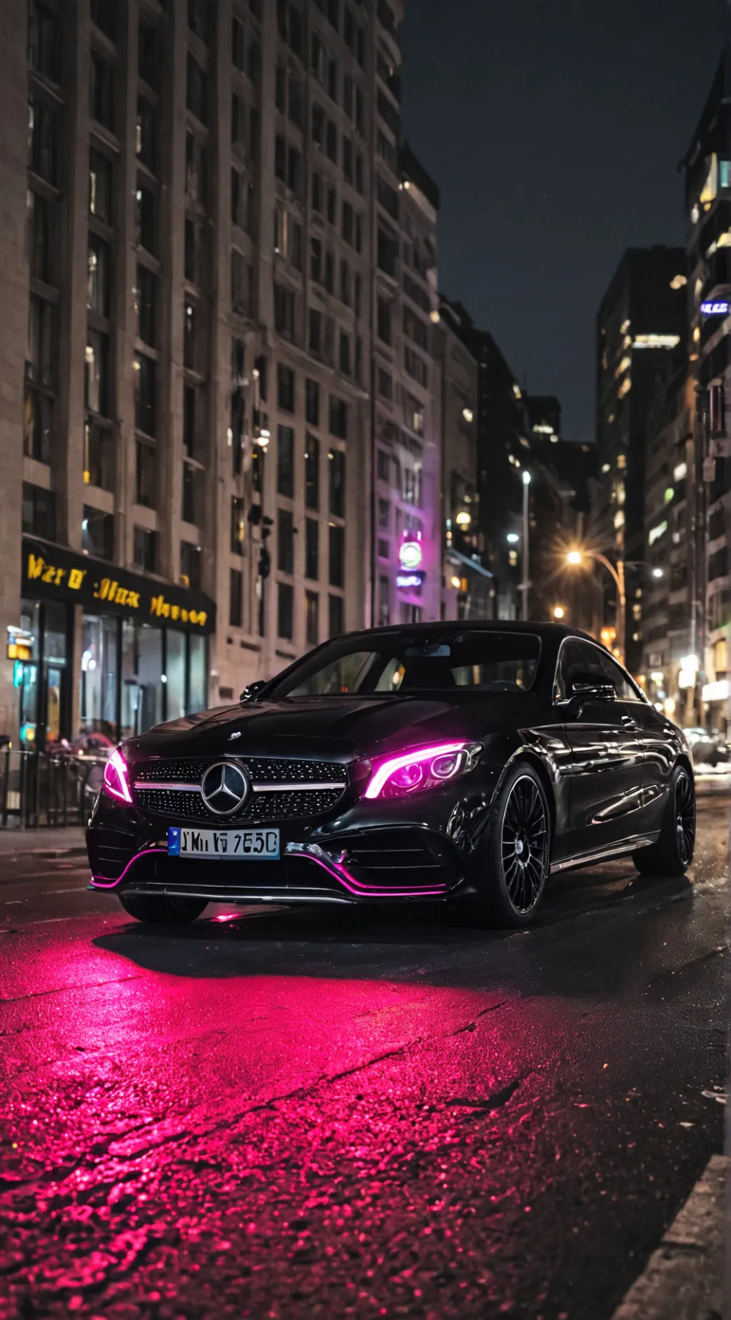 ai character: your new mercedes background