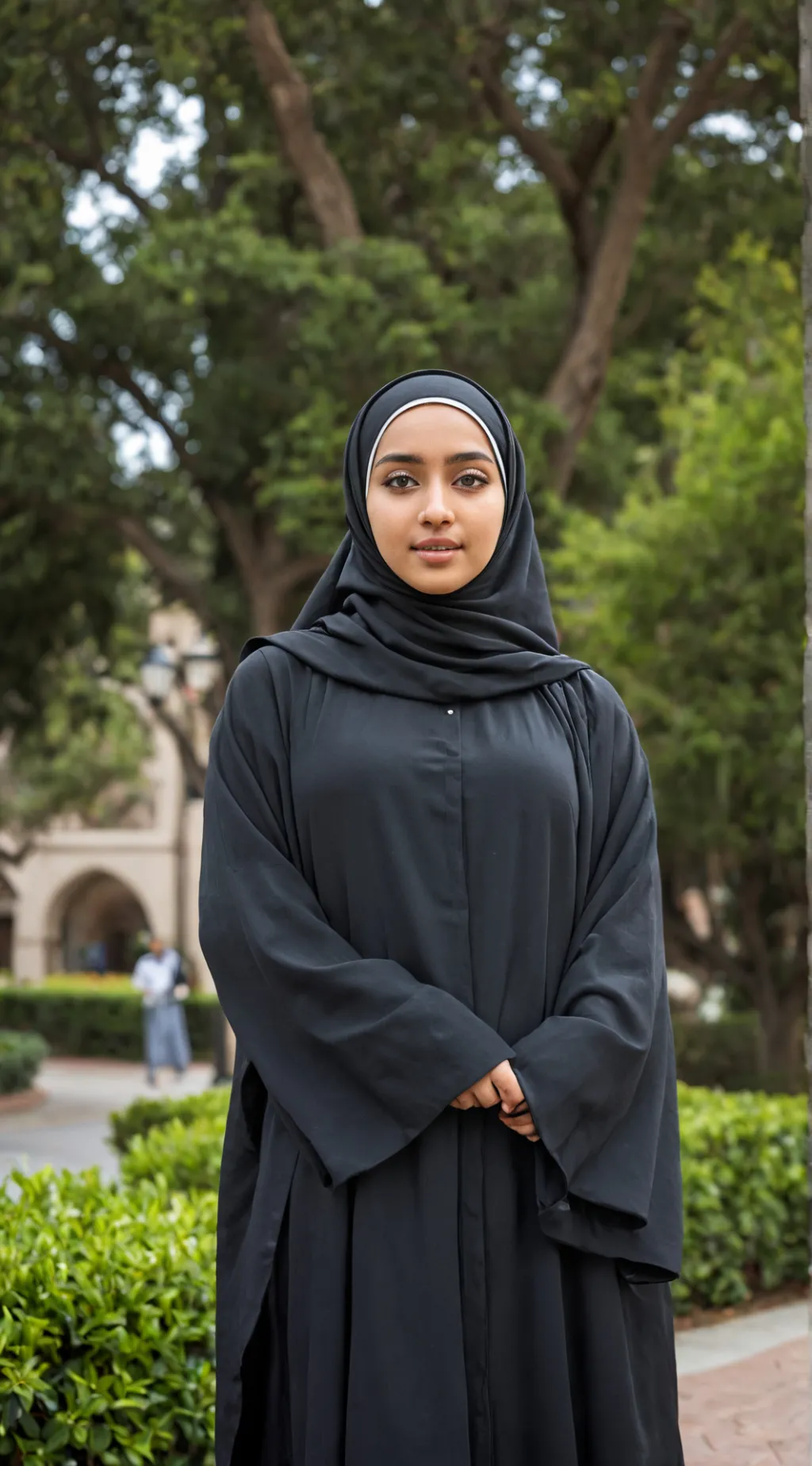 ai character: Zahra hatim background