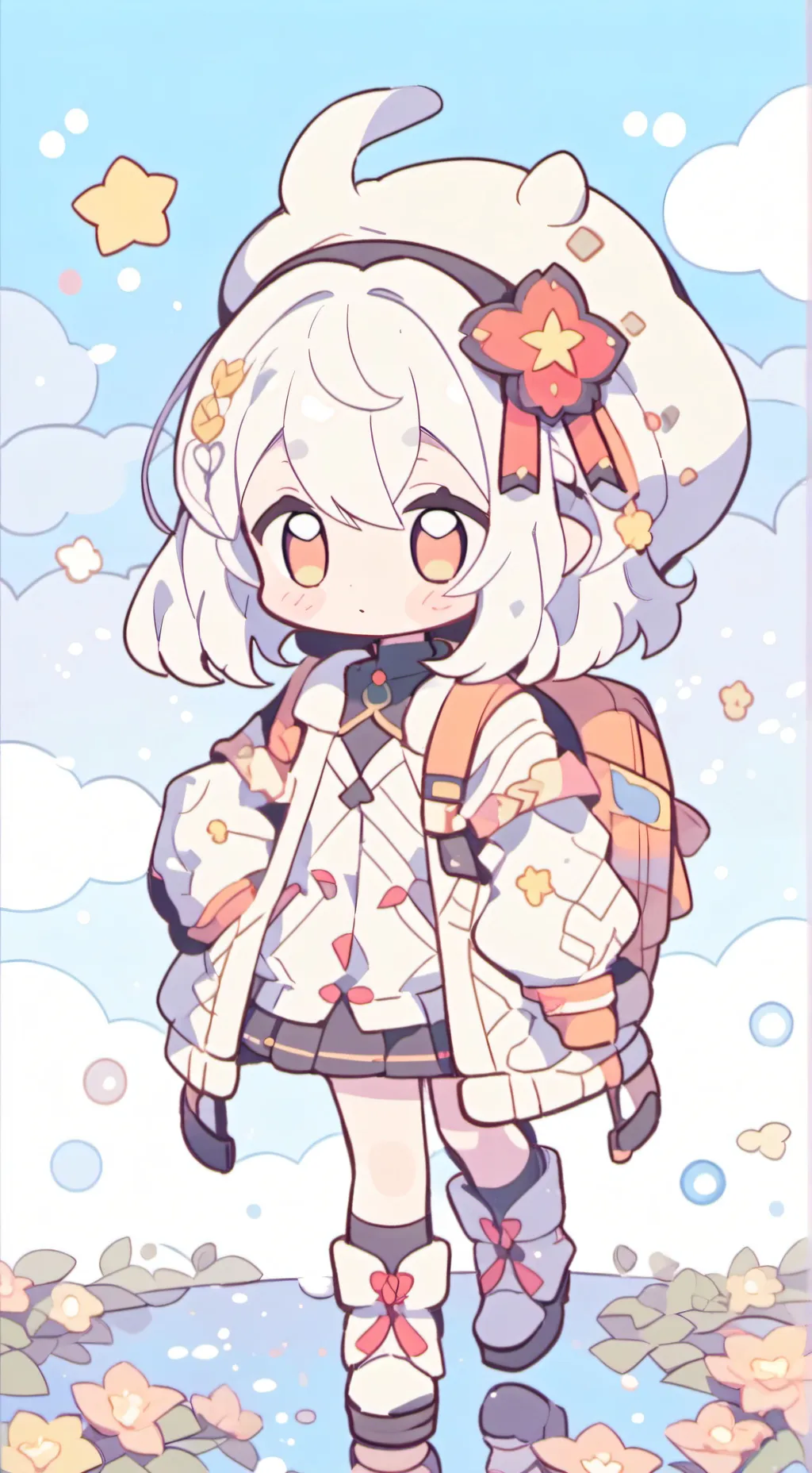 ai character: bakugo  y deku background