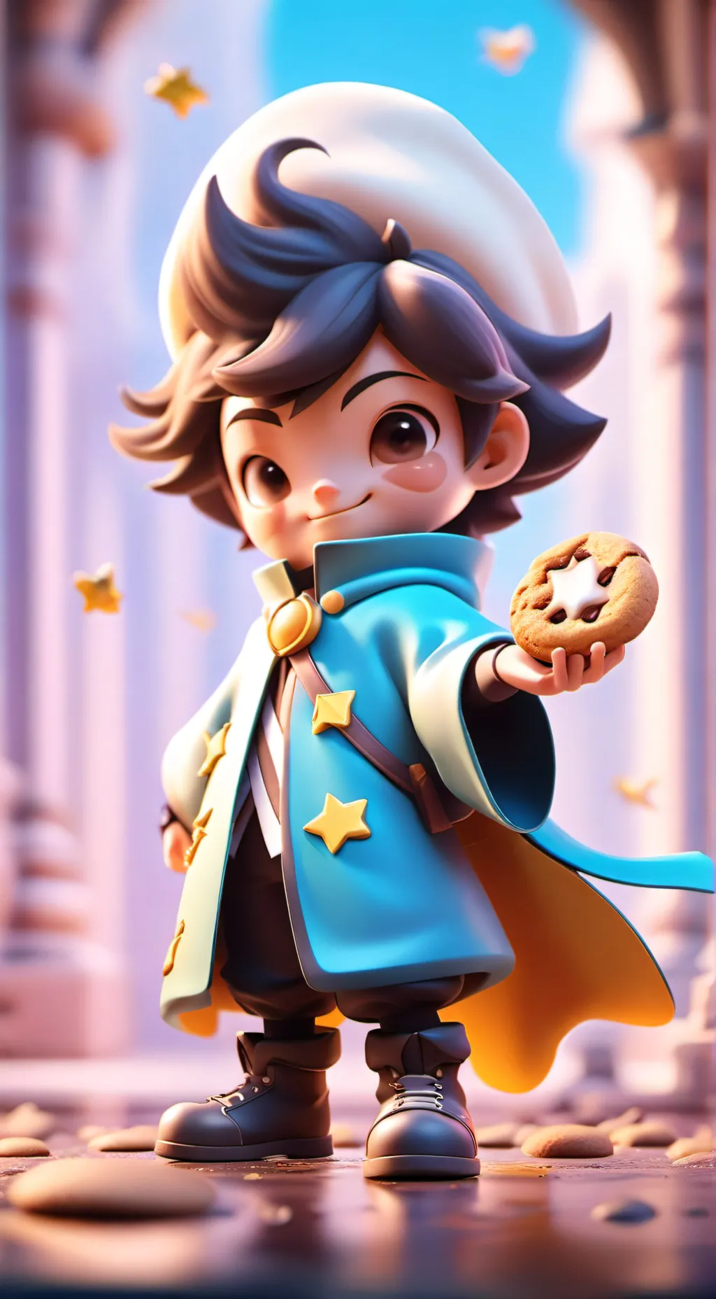 ai character: Pvc background