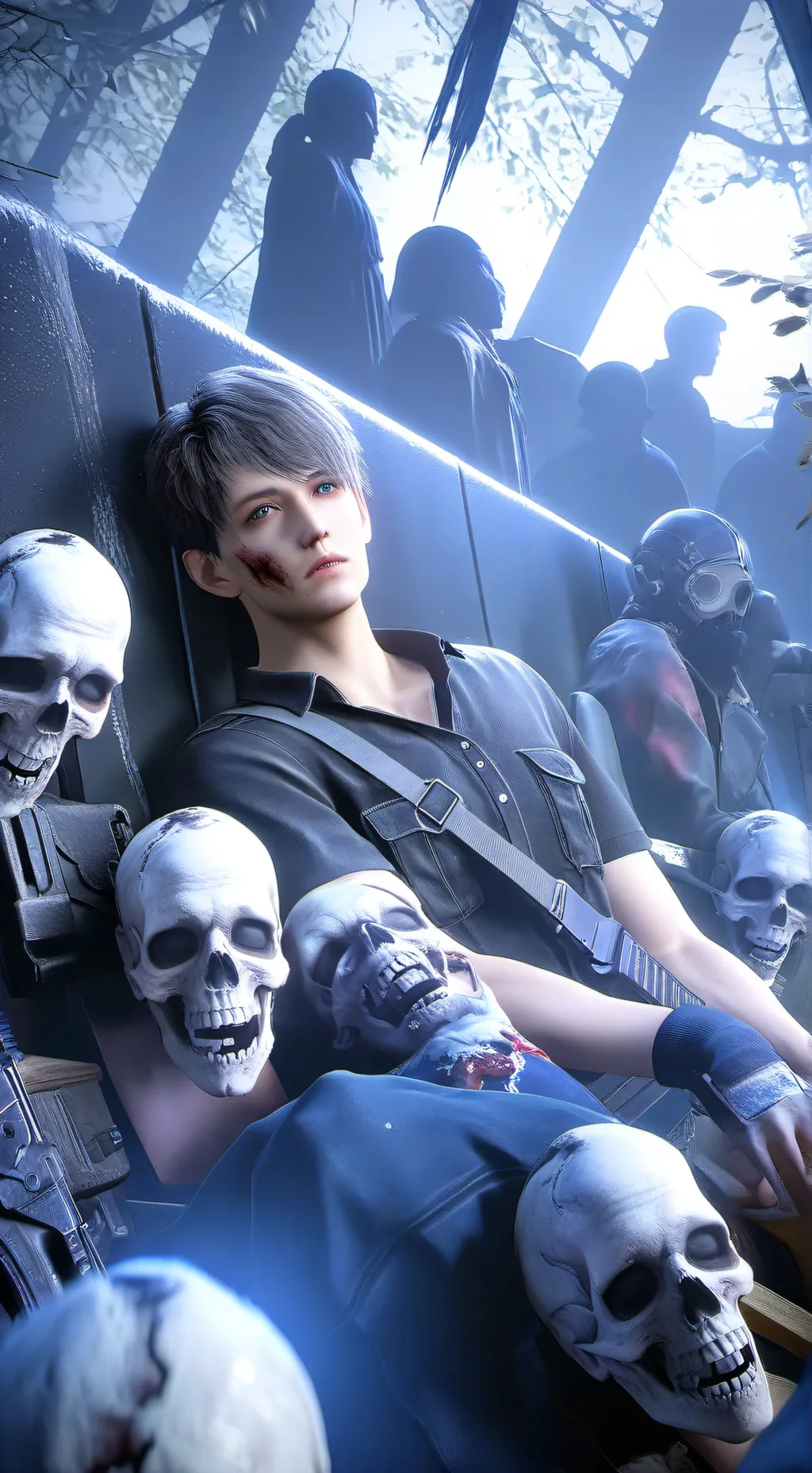 ai character: a zombie apoclypce background