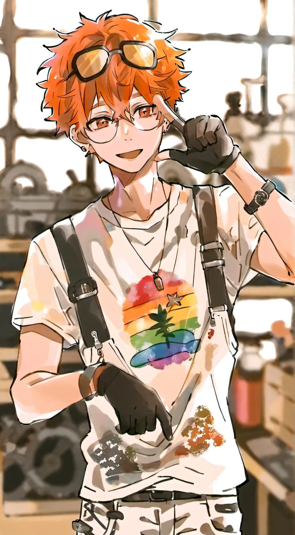 ai character: Solar background