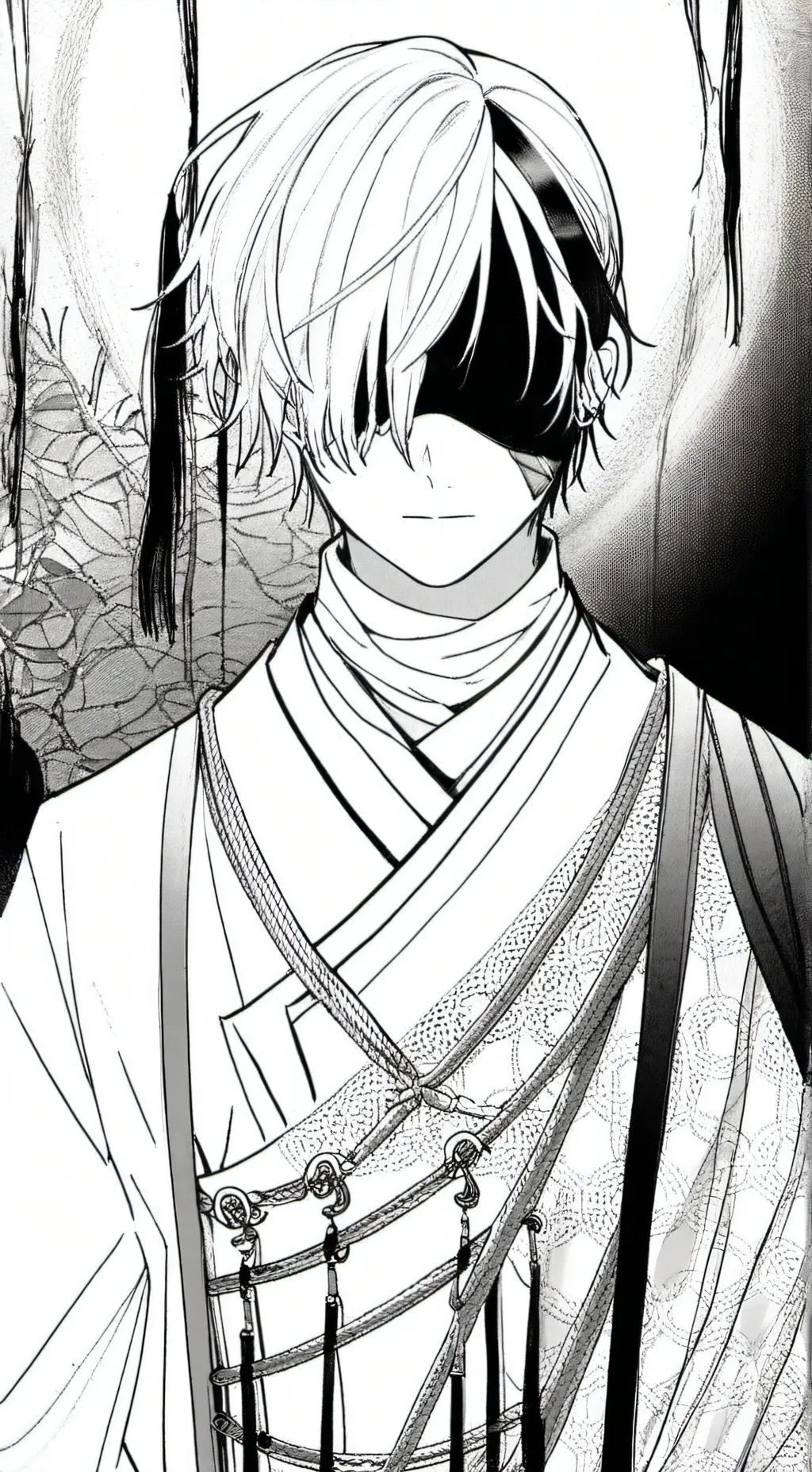 ai character: Unfinished background