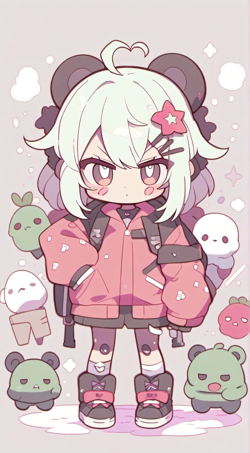 ai character: I'm so mad background