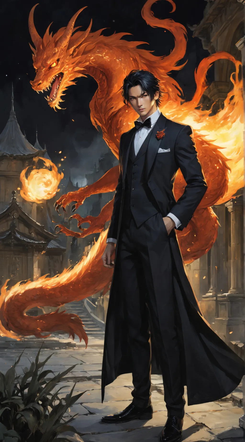 ai character: Exavior background