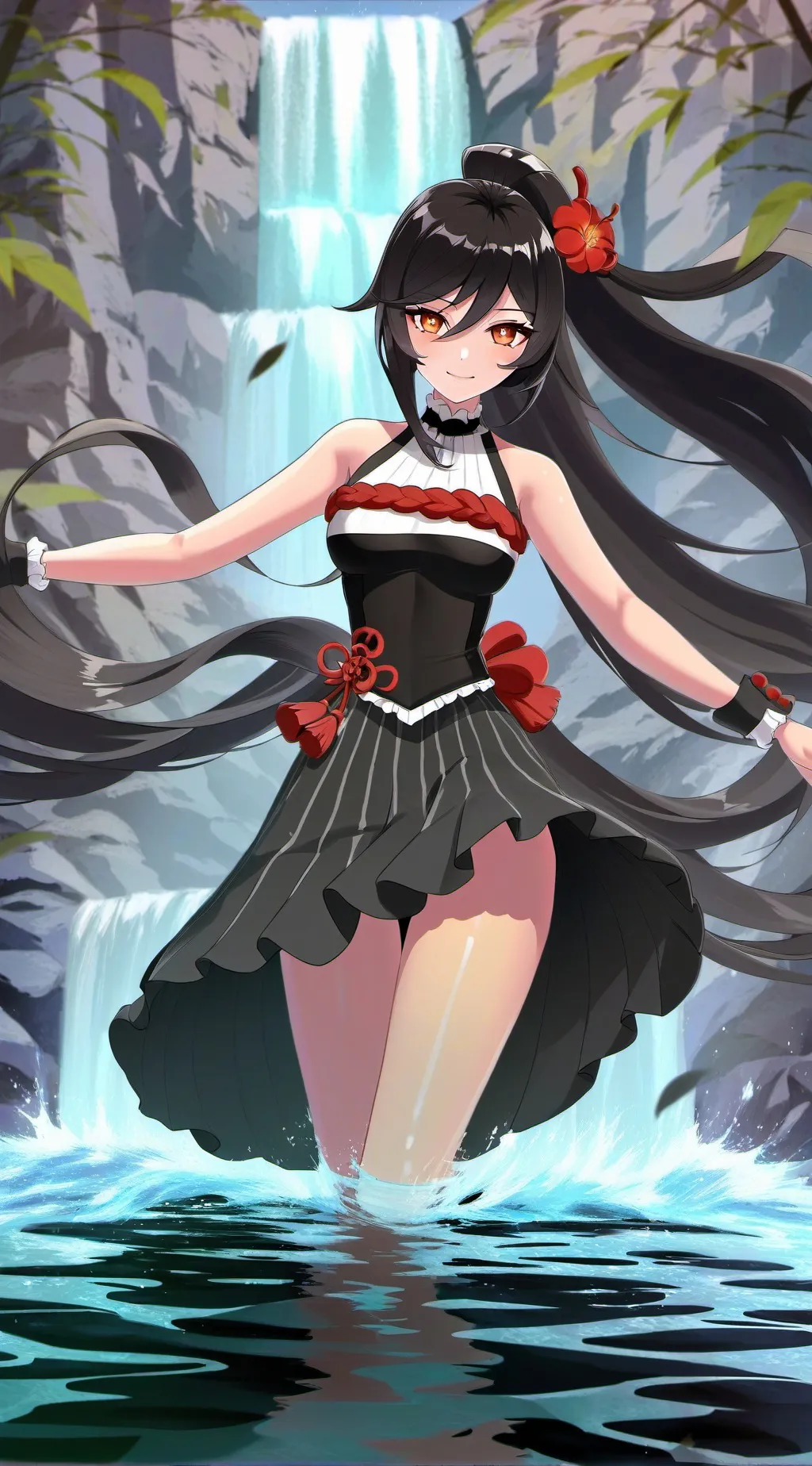 ai character: Lourdes  background