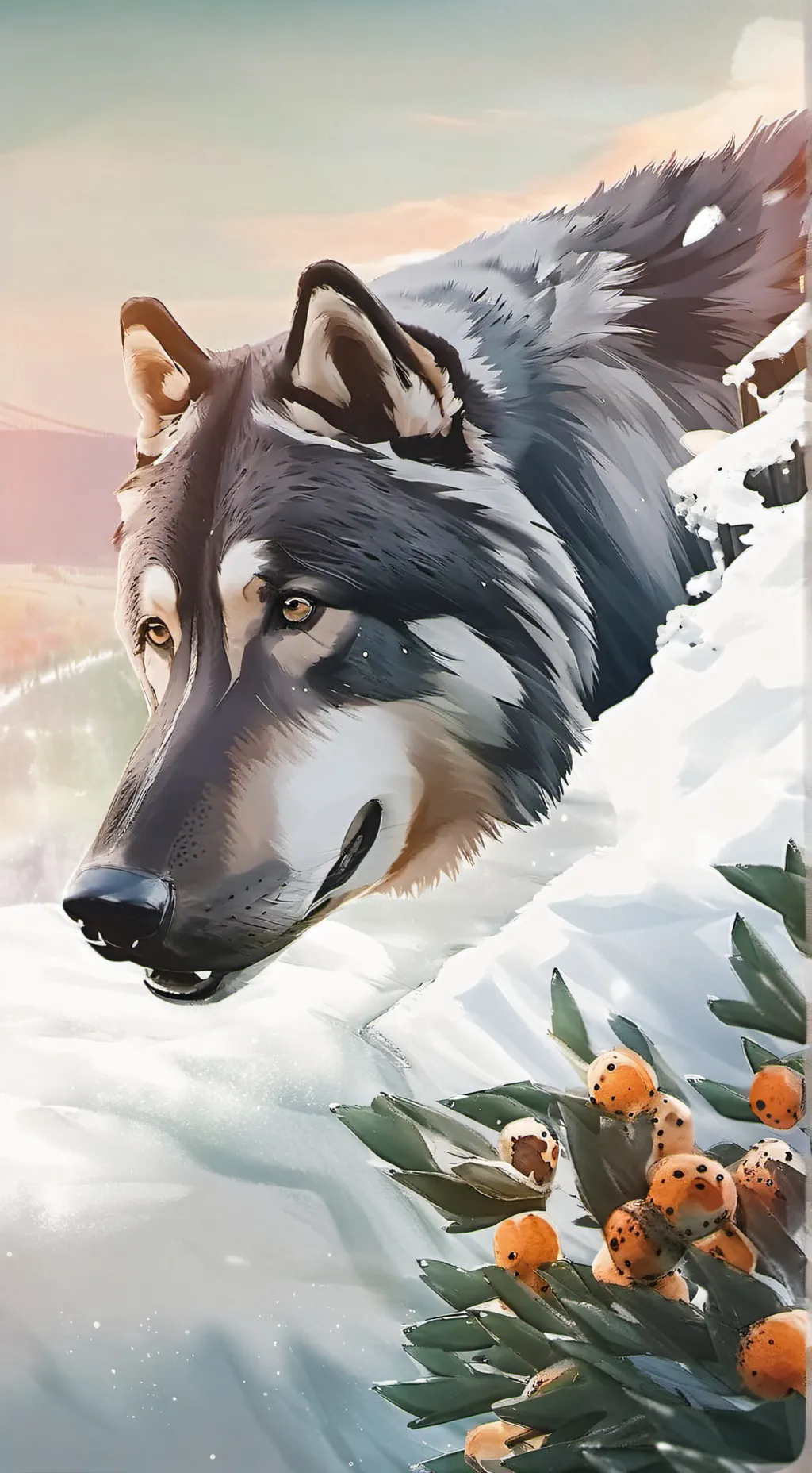 ai character: Wolf background