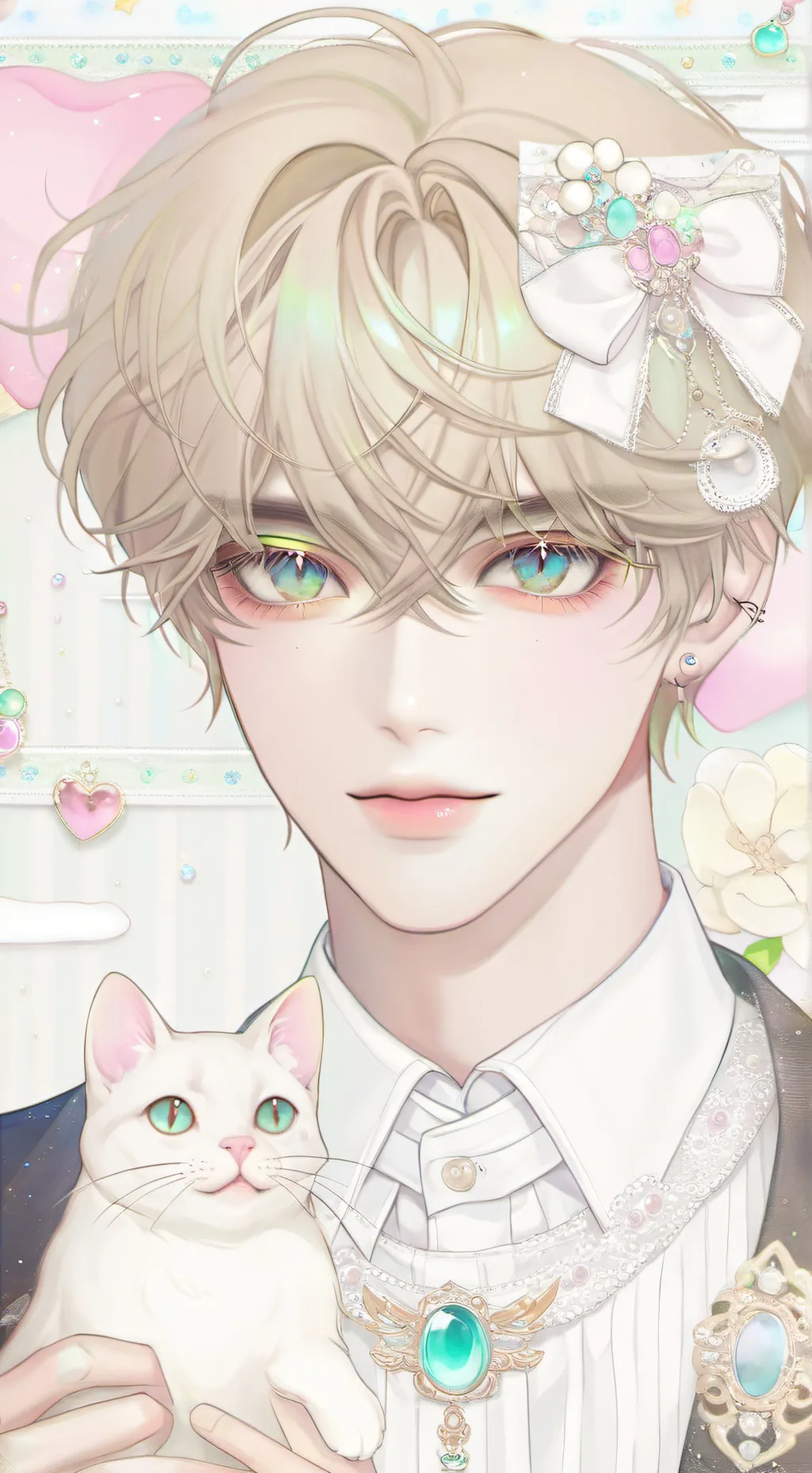 ai character: Moki background