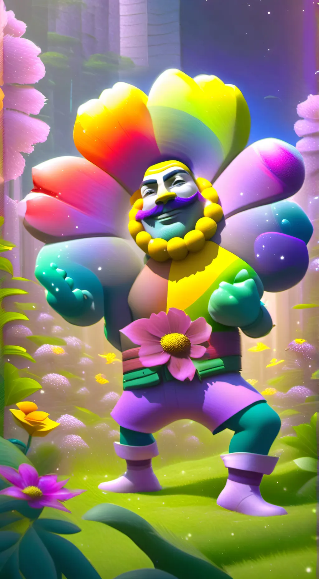 ai character: DW GOT CAUGHT background