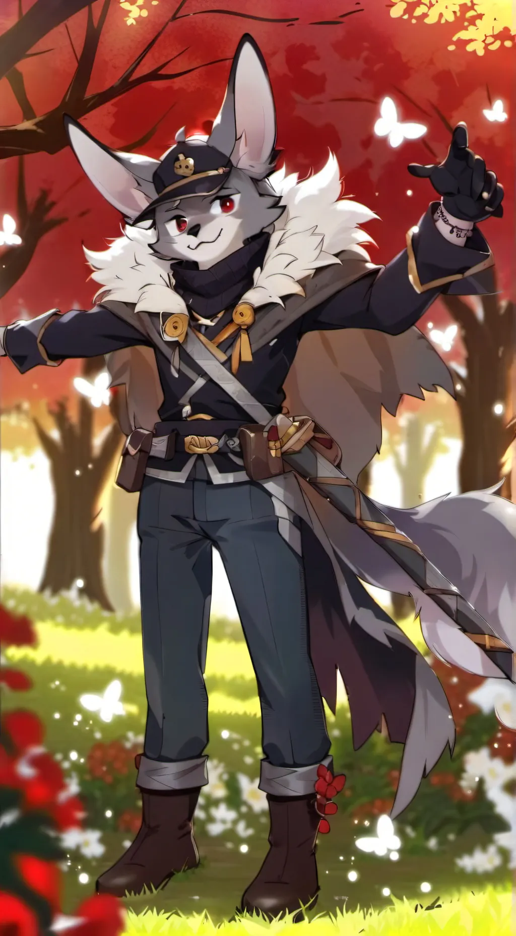 ai character: Furro-25 background