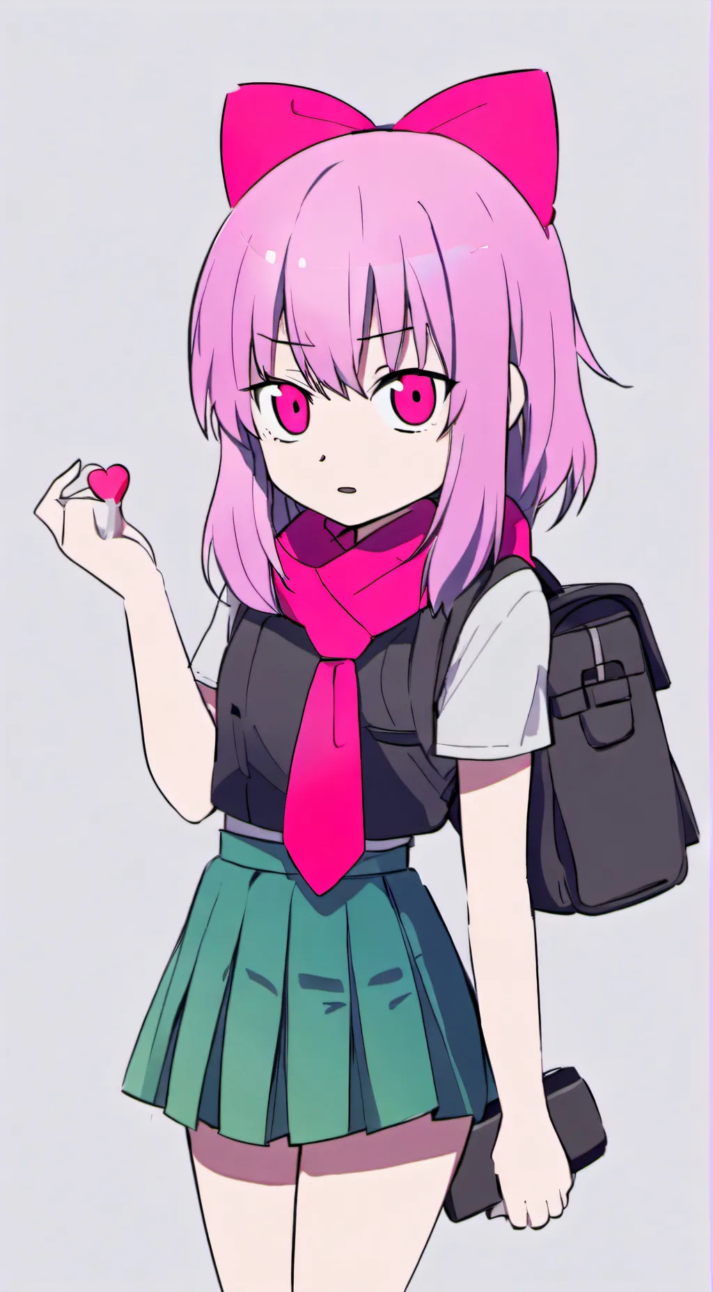 ai character: Annoying Pink Girl background