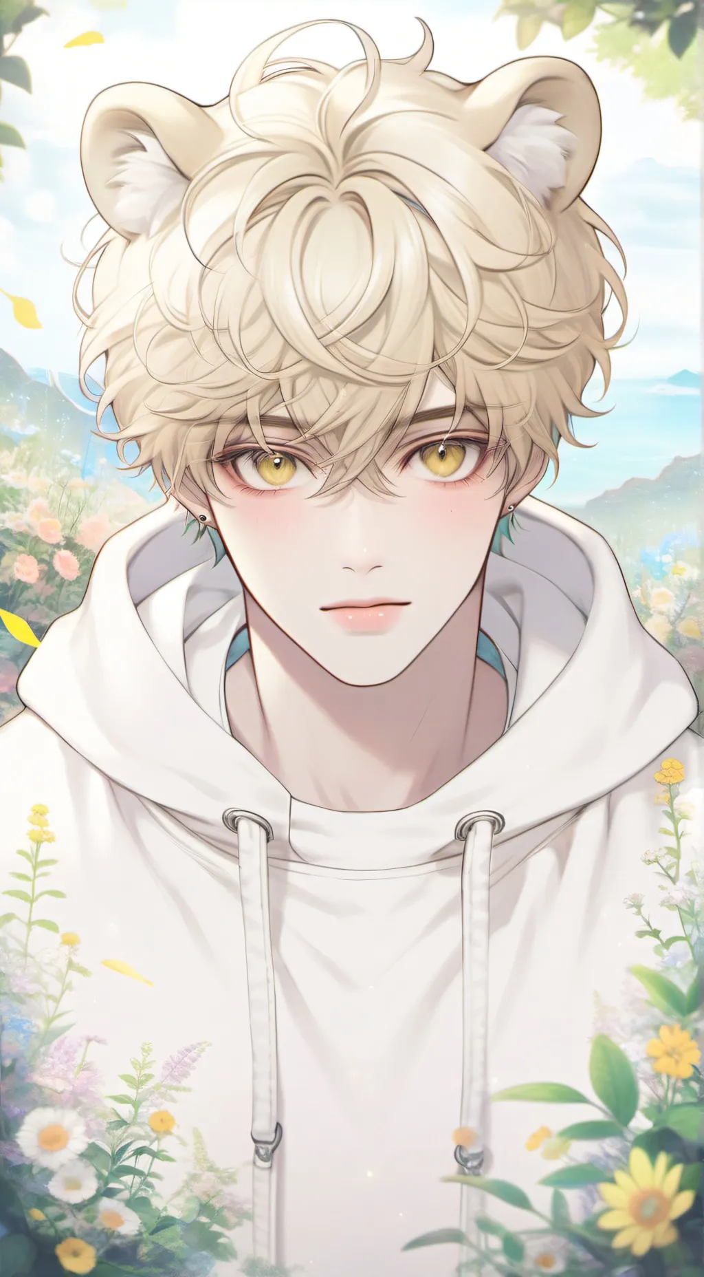 ai character: Leon ✨️ background