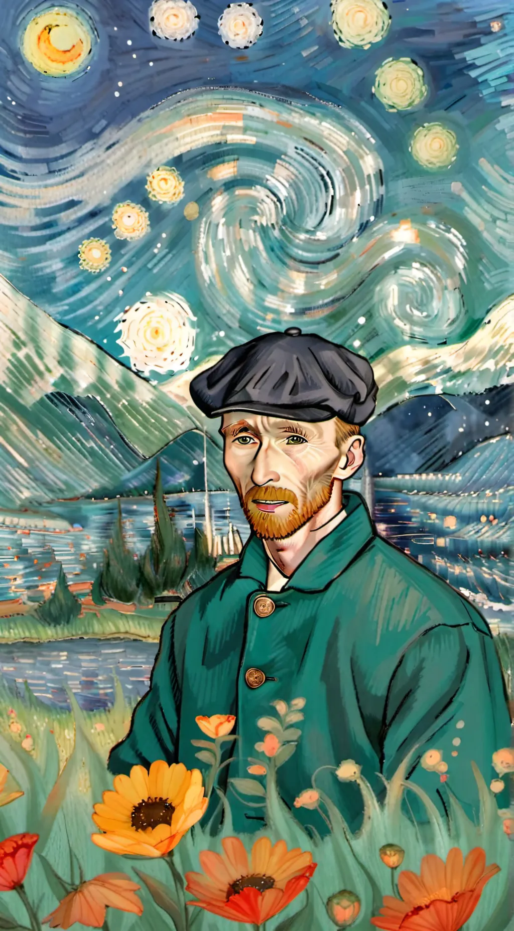 ai character: Estrella background