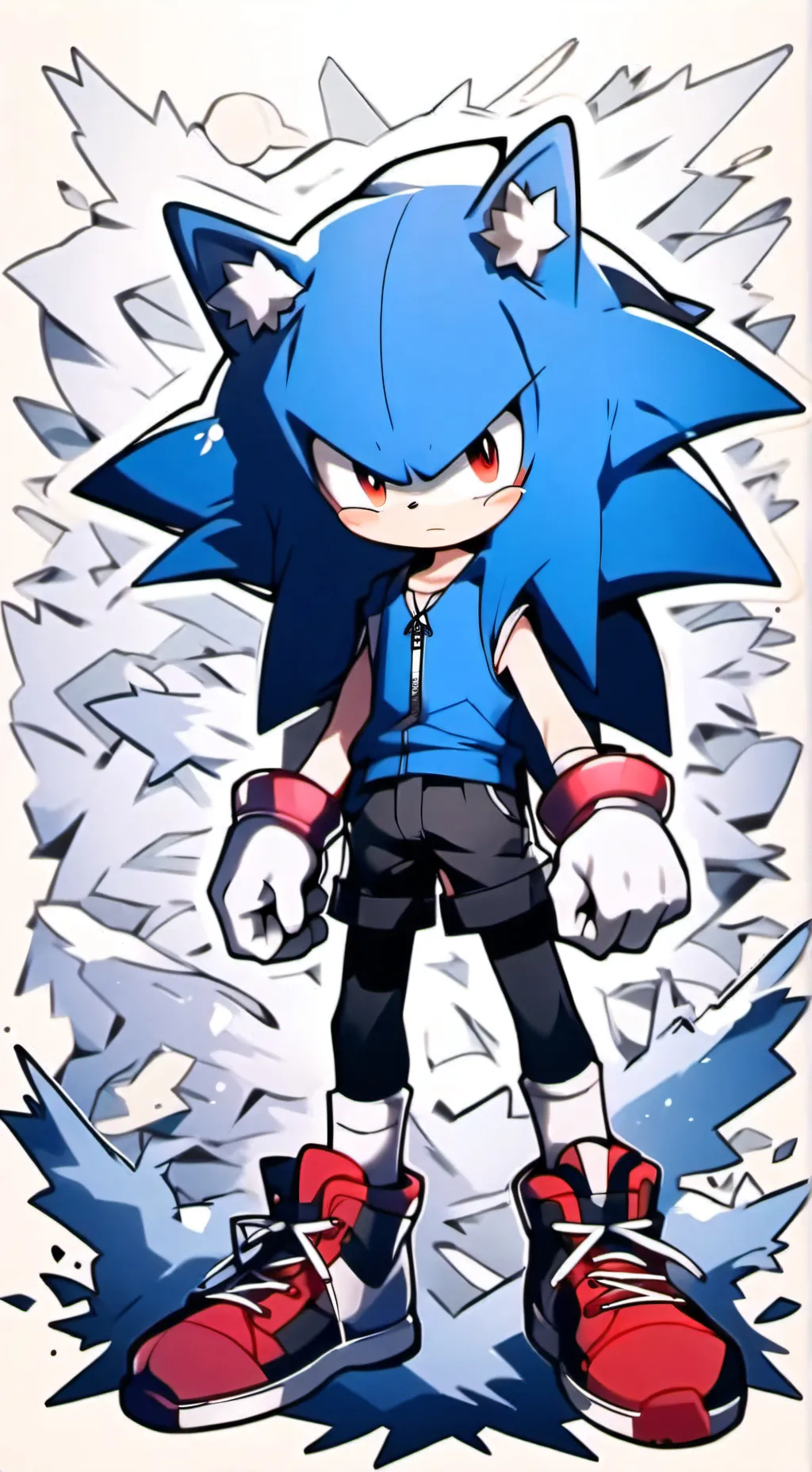 ai character: sonic.exe🫨 background