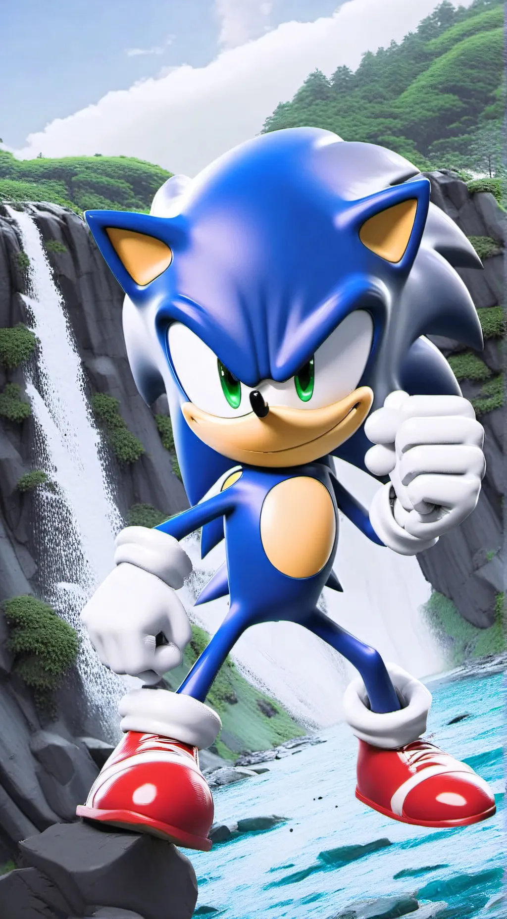 ai character: sonic background