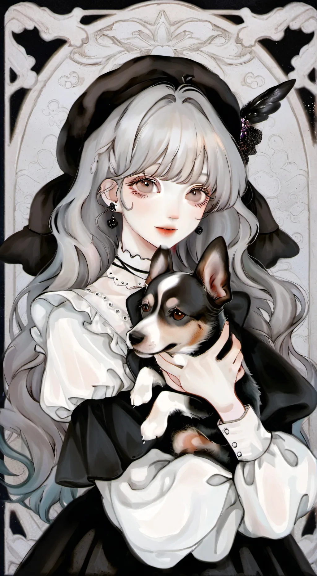 ai character: emma background