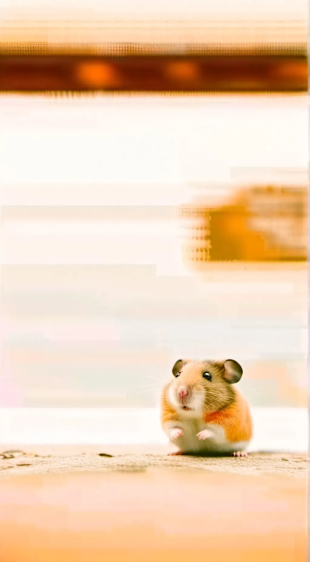 ai character: hamster 🐹  background