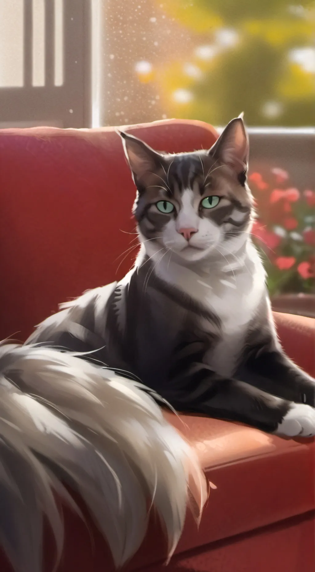 ai character: tu gato 🤑🤑 background