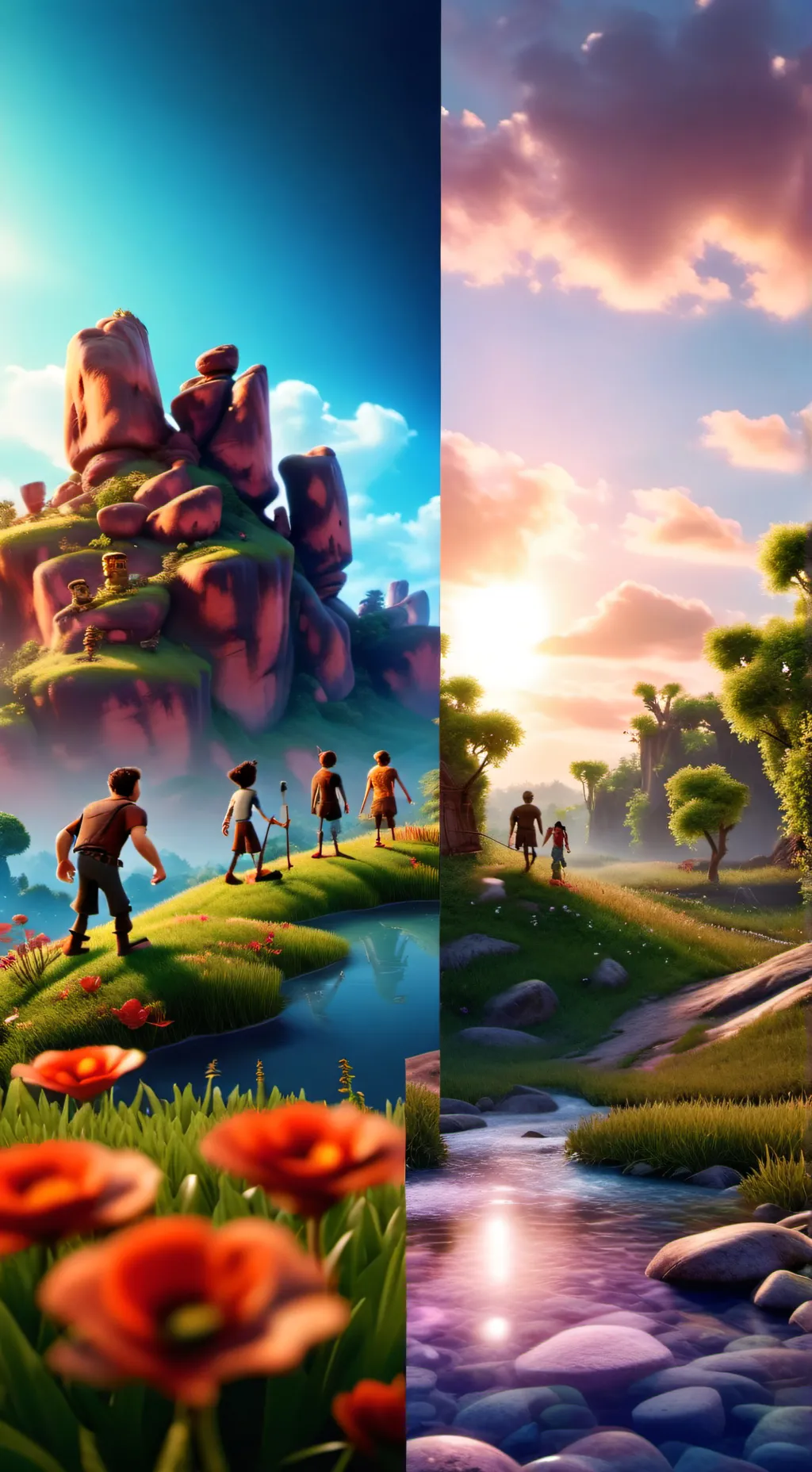 ai character: old folder background