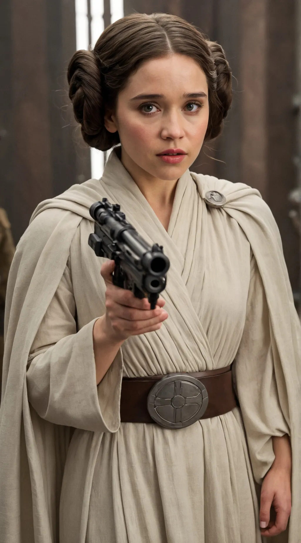 ai character: La nueva Leia background