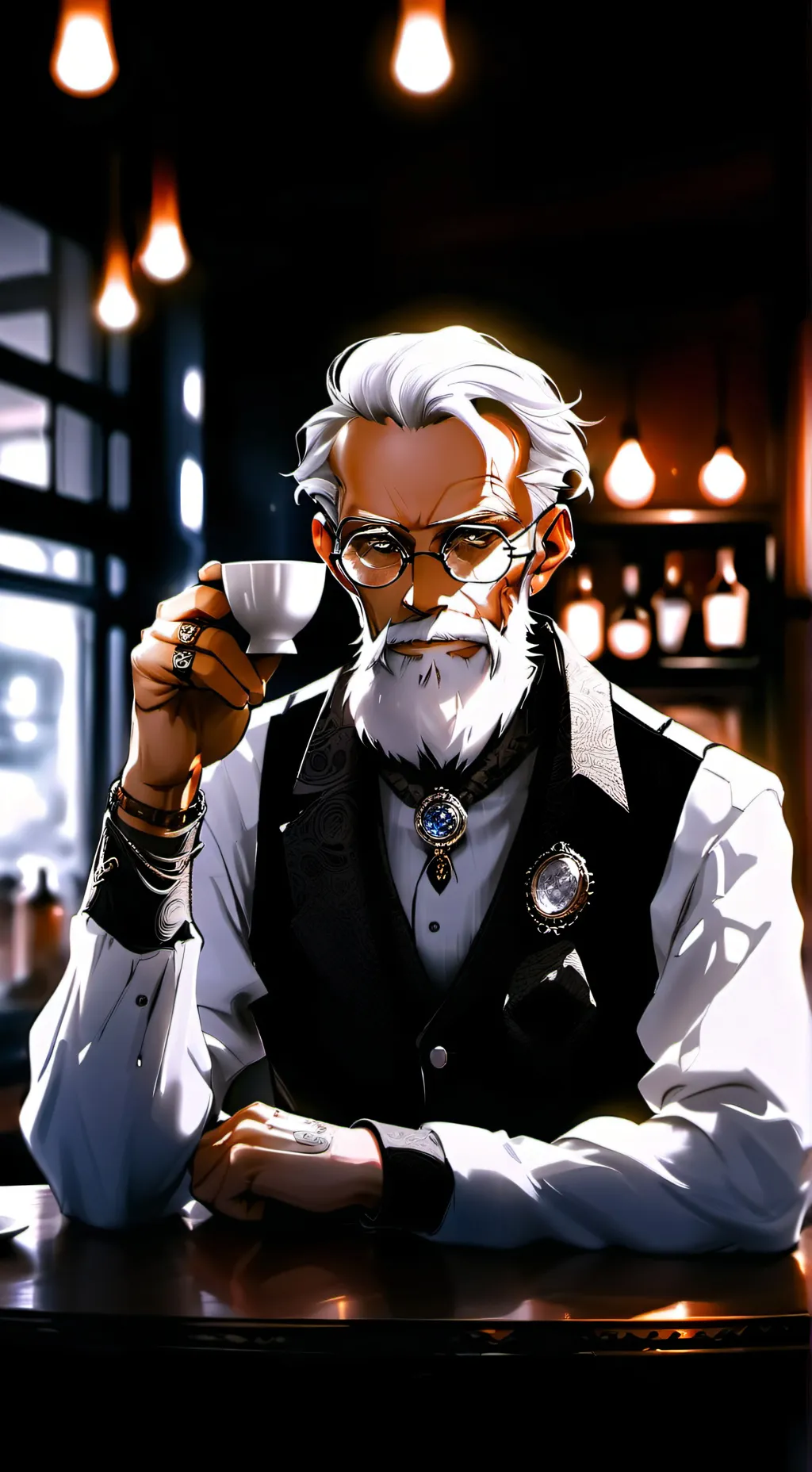 ai character: The Grandfather's Mysterious Order background