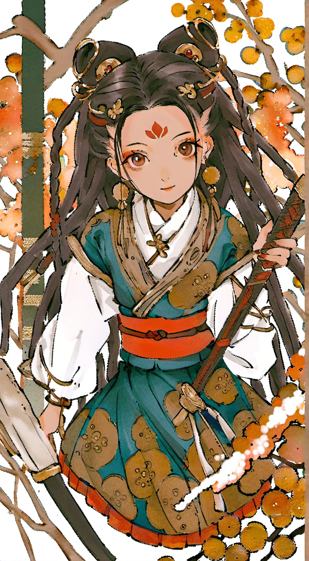 ai character: Nezuko (DS)  background