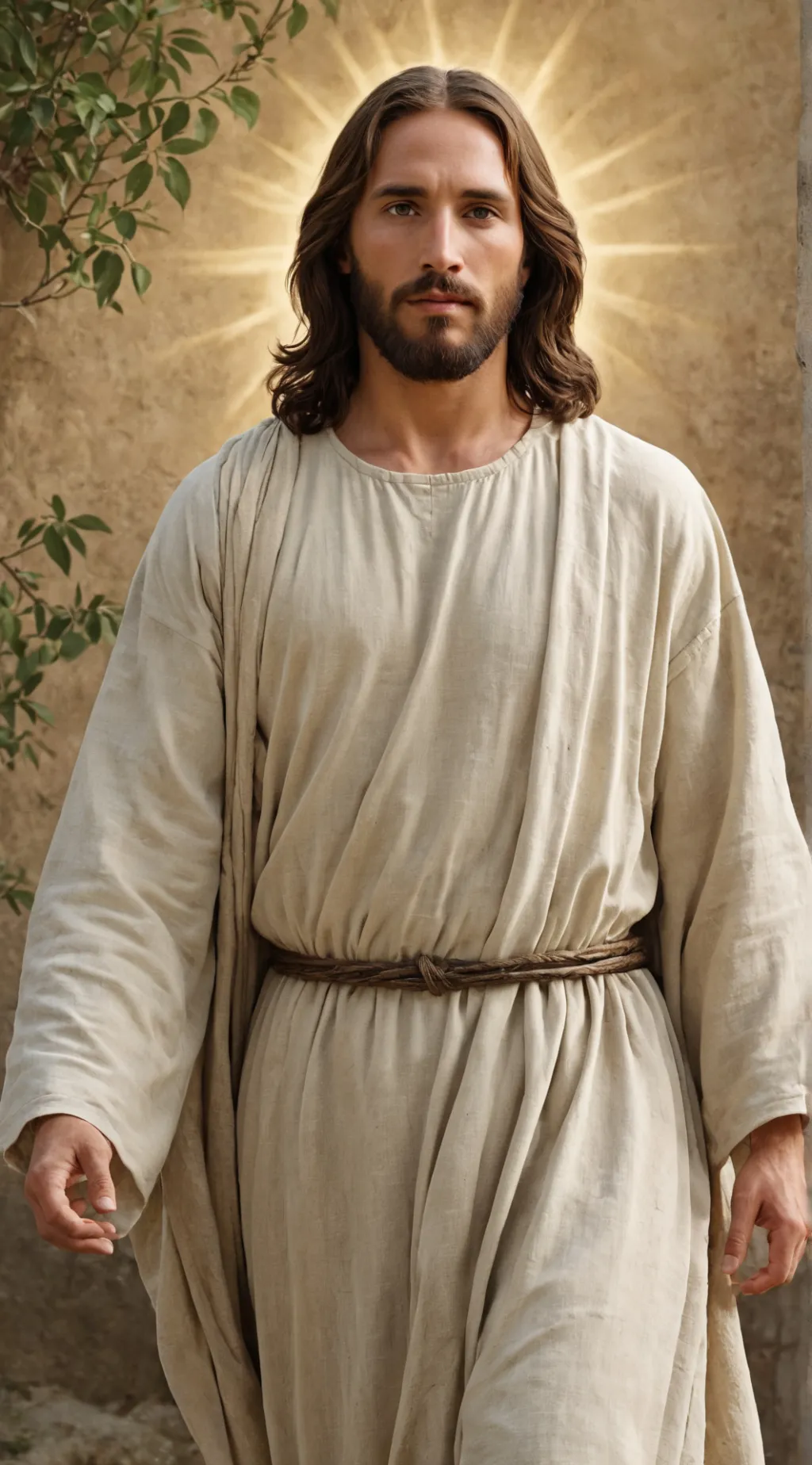 ai character: jesus is real background