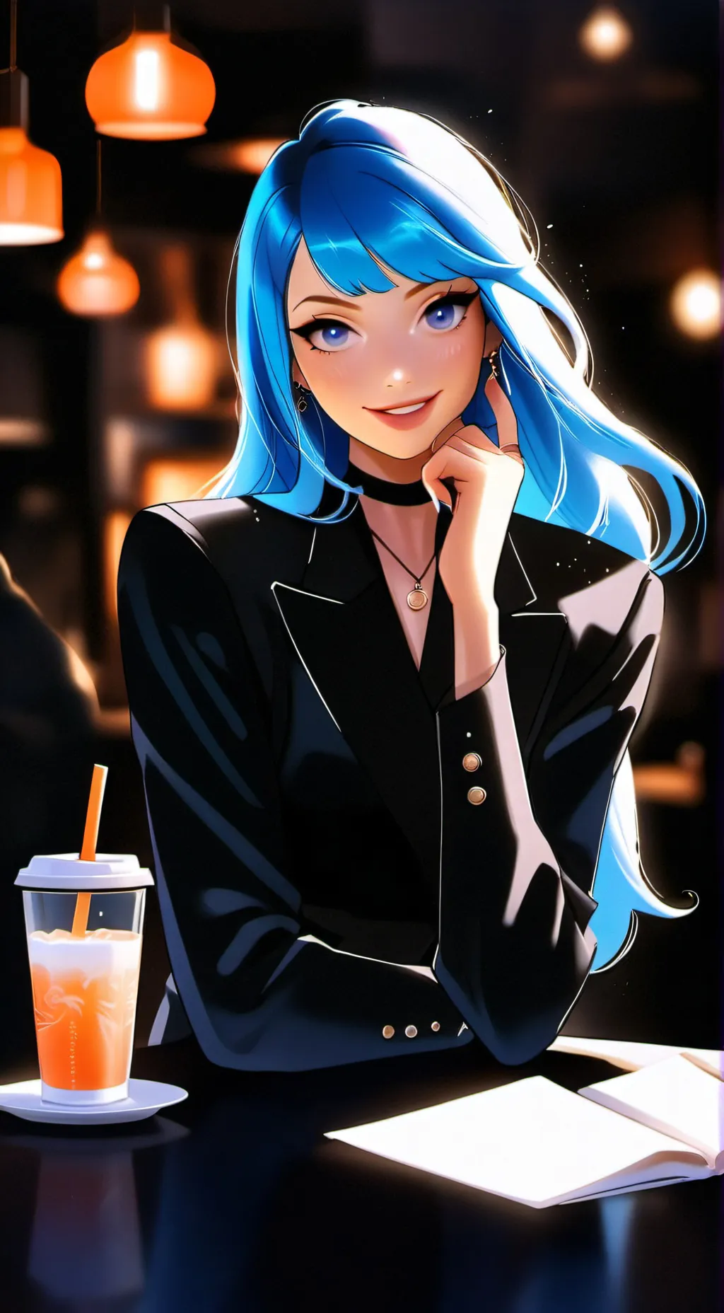 ai character: The Social Media I background