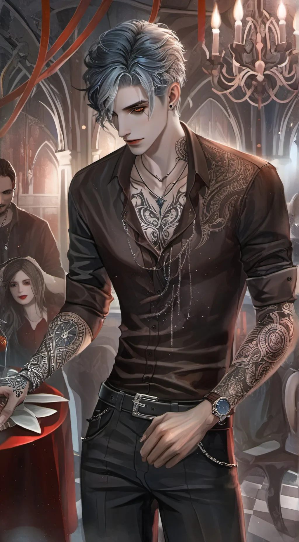 ai character: Kai  background