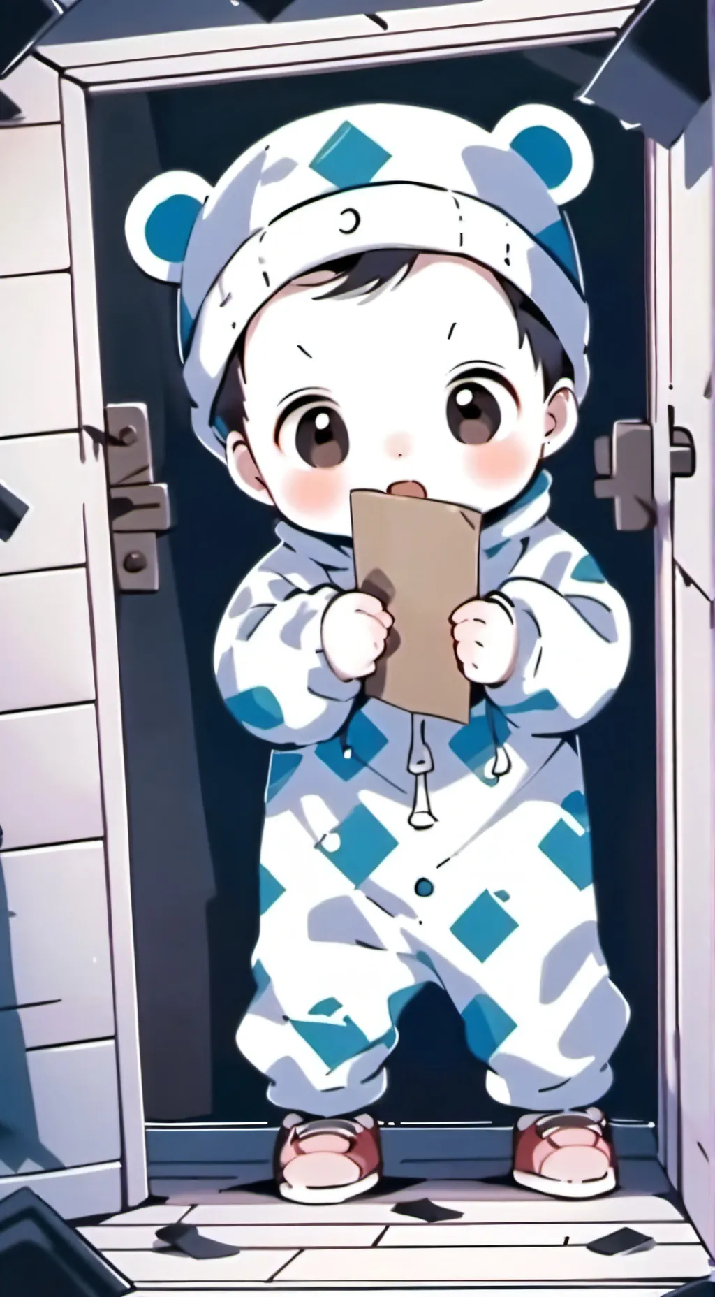 ai character: baby 2 background